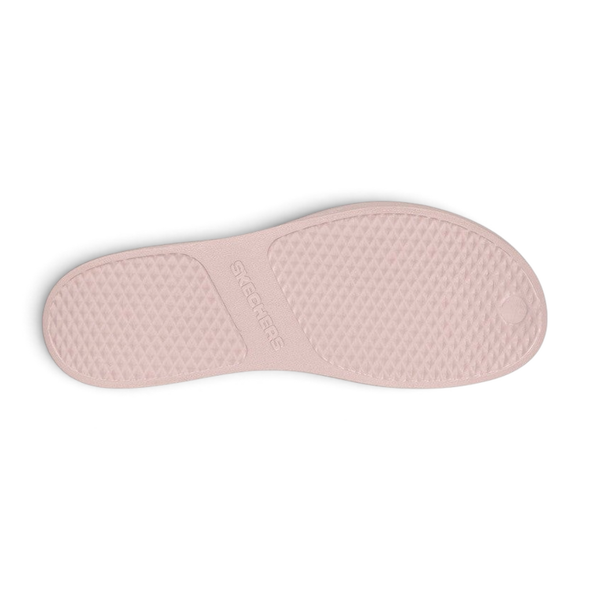 FRG Skechers Arch Fit Upbeat light pink foam sandal footbed with textured grip pattern