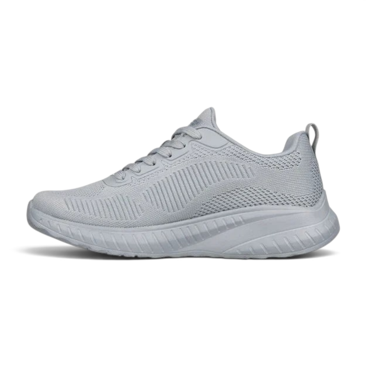 FRG BOBS Squad Chaos Prism Bold light grey athletic sneaker with a breathable knit upper and cushioned sole