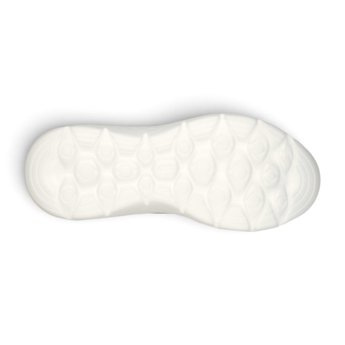 FRG GO WALK HYPER BURST-SPACE INSIGHT white cushioned sneaker outsole with textured grip pattern