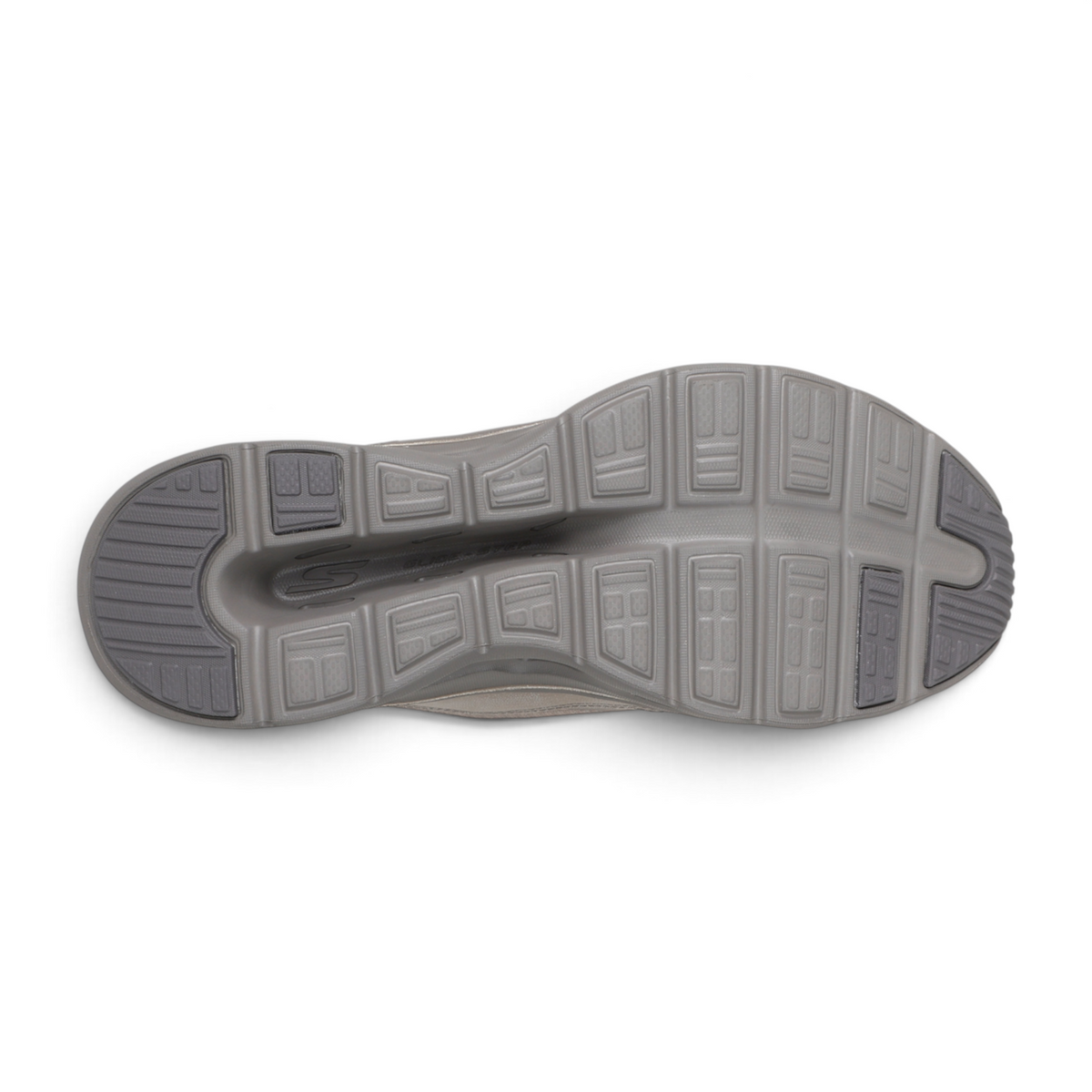 FRG Skechers GO WALK Glide-Step 2.0 Belah athletic shoe showing the grey textured rubber outsole tread pattern