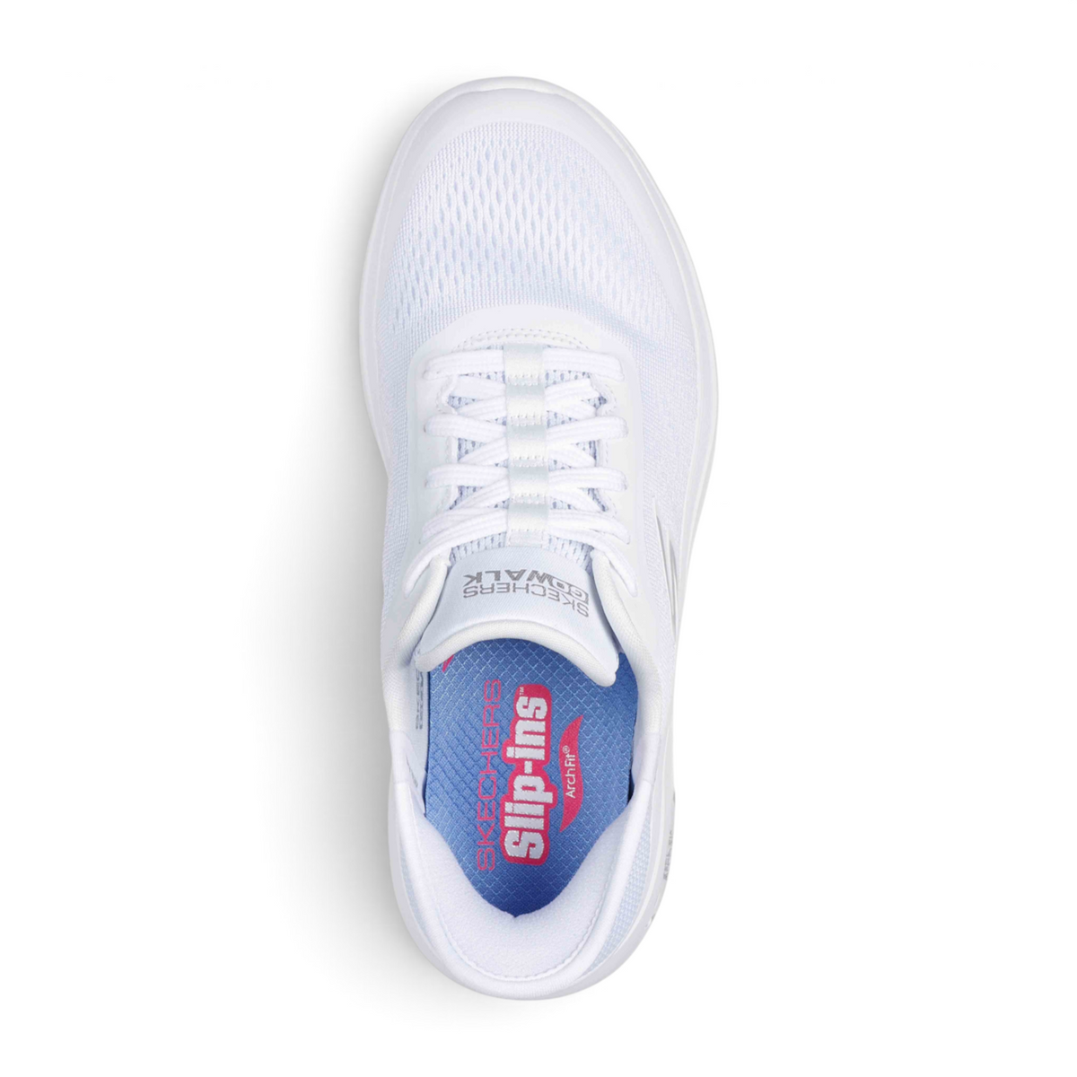FRG GO WALK ARCH FIT 2.0 VALENC white athletic walking shoe with breathable mesh upper and cushioned insole