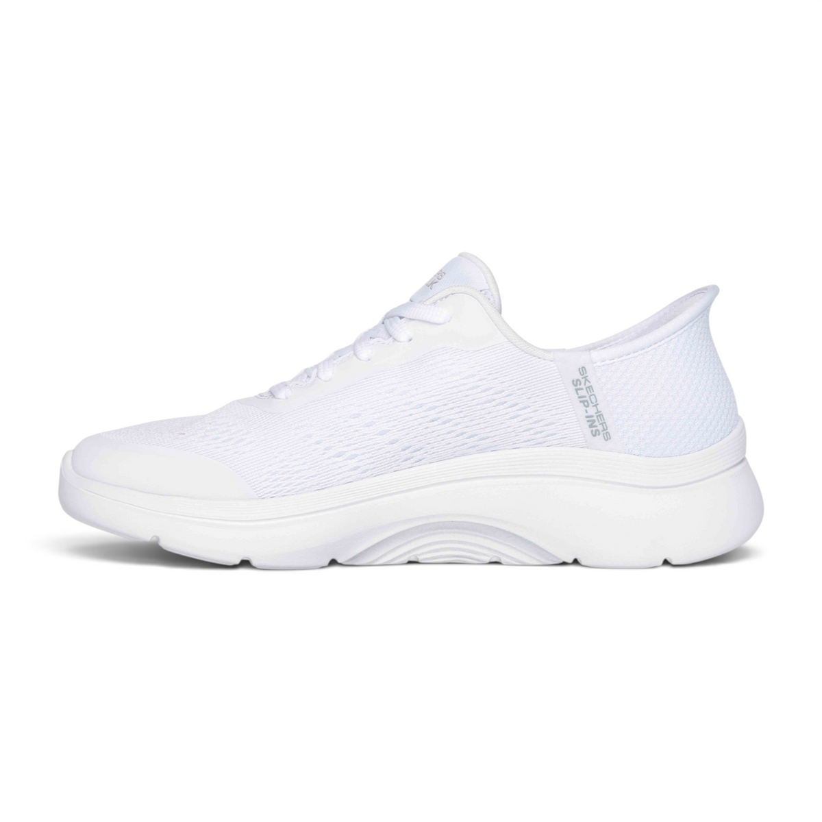 FRG Skechers Go Walk Arch Fit 2.0 Valenc white slip-on walking sneaker with breathable mesh upper and cushioned sole