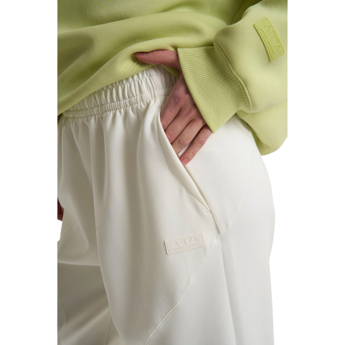 ANTA Knit Track Pants - White