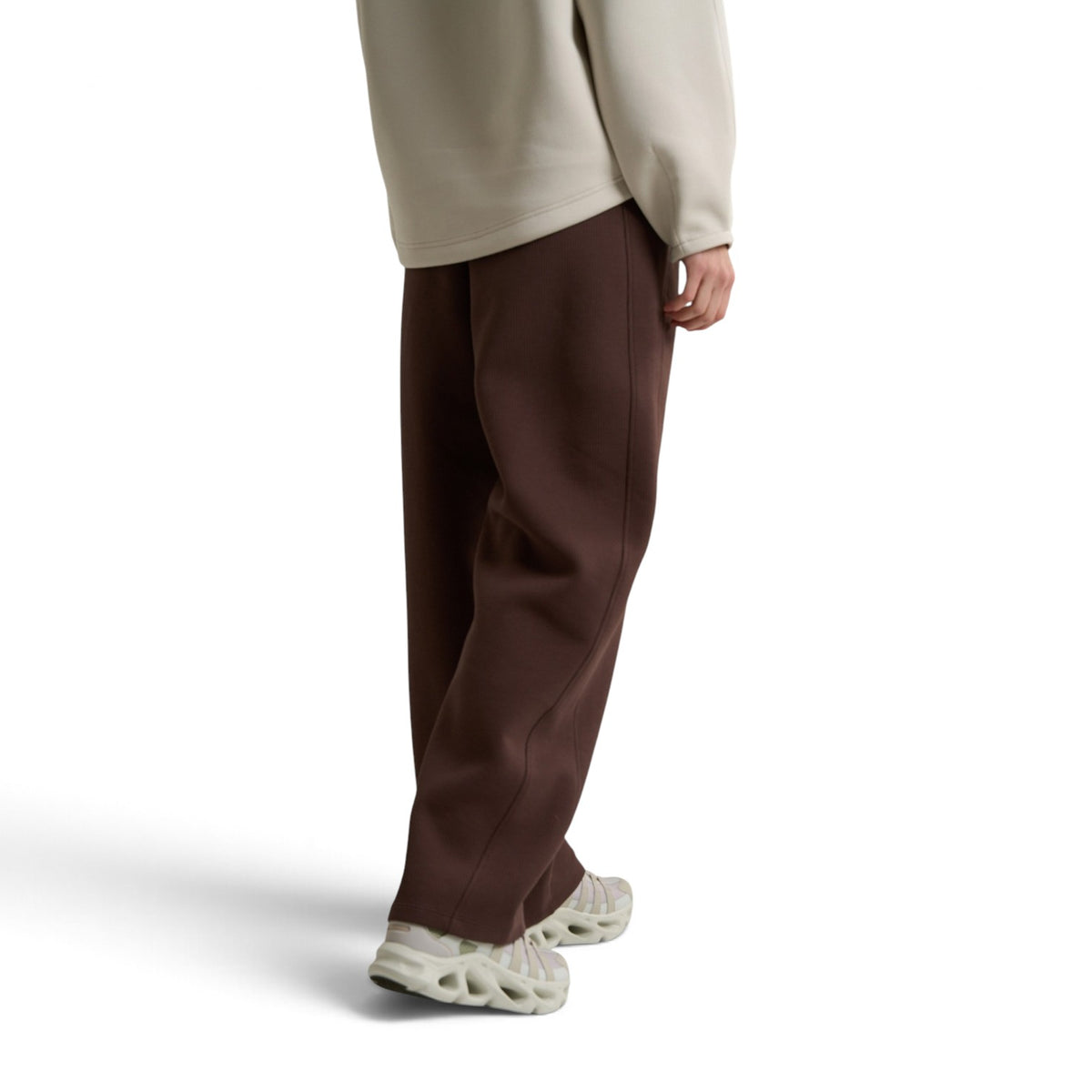 ANTA Knit Track Pants - Brown