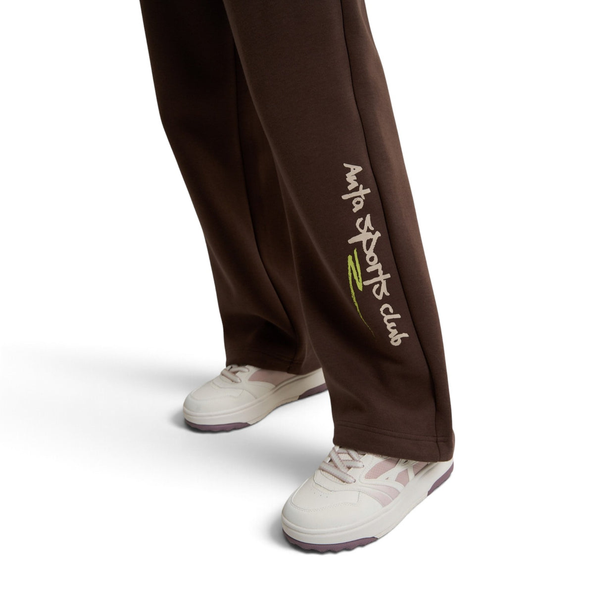 ANTA Knit Track Pants - Brown