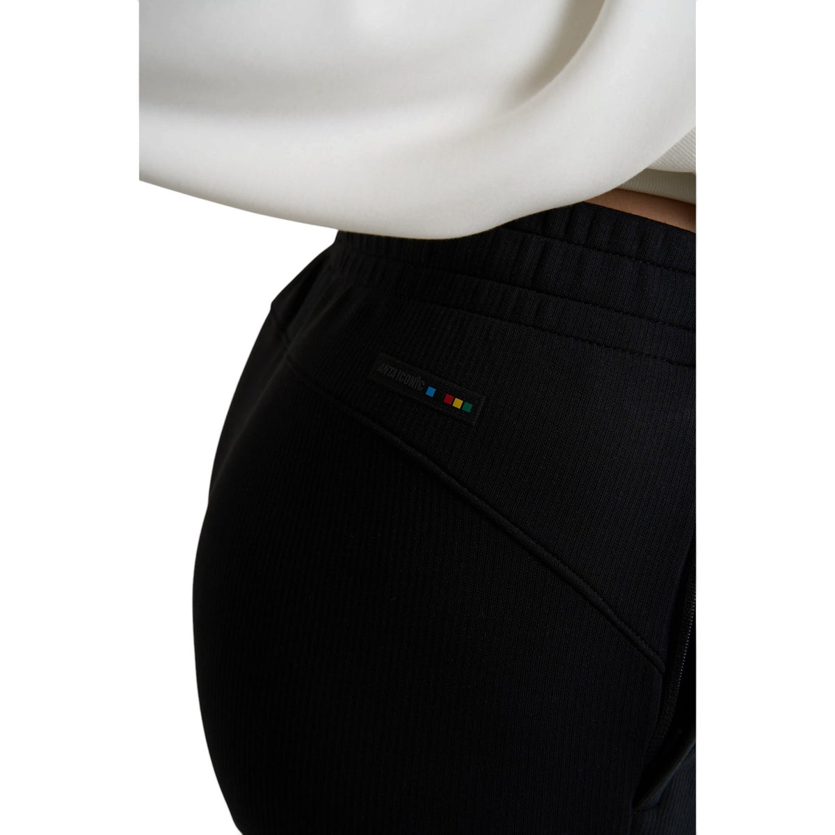 ANTA Knit Track Pants - Black