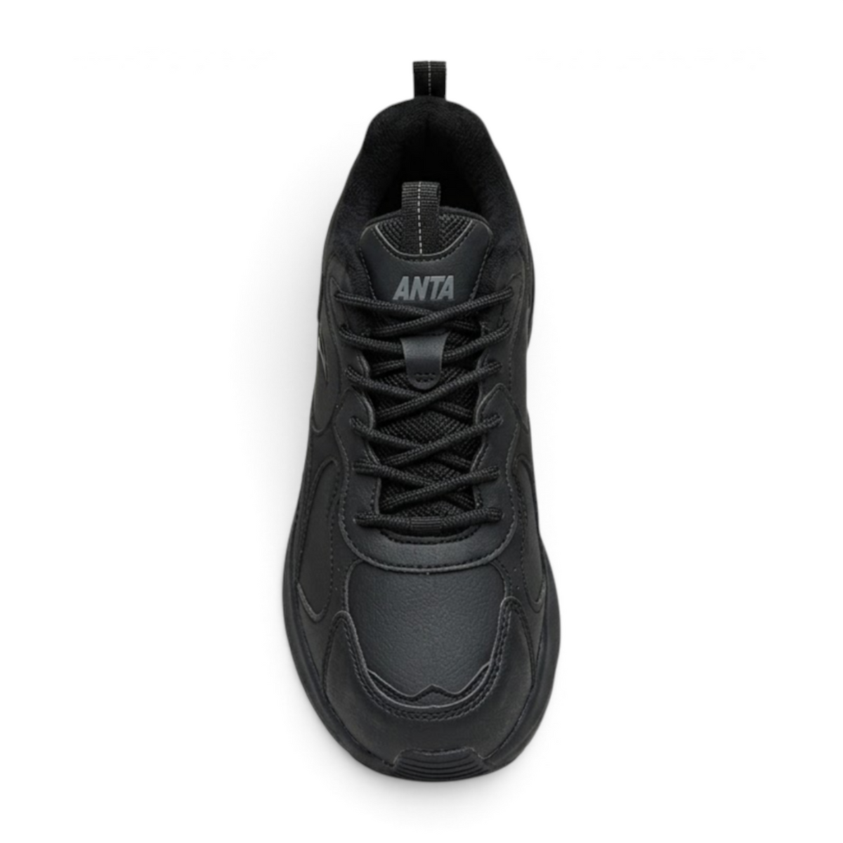 FRG ANTA Shadow chunky casual sneakers in black synthetic leather with a modern silhouette and cushioned midsole