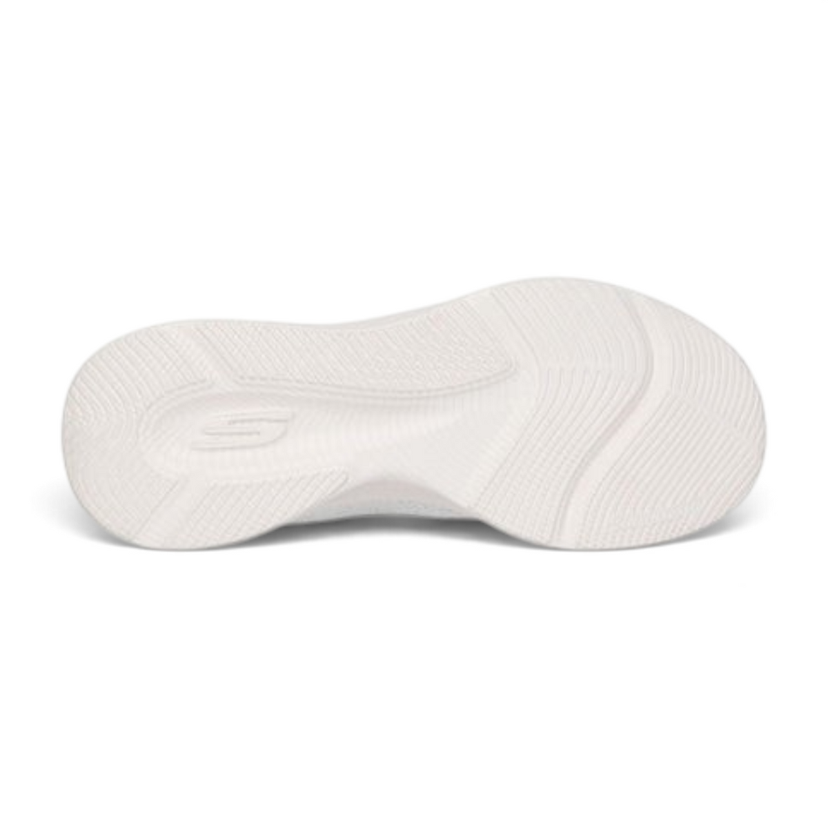 FRG Skechers Skech-Lite Pro 2.0 Fresh Flow natural sneaker showing the textured white rubber outsole tread pattern.