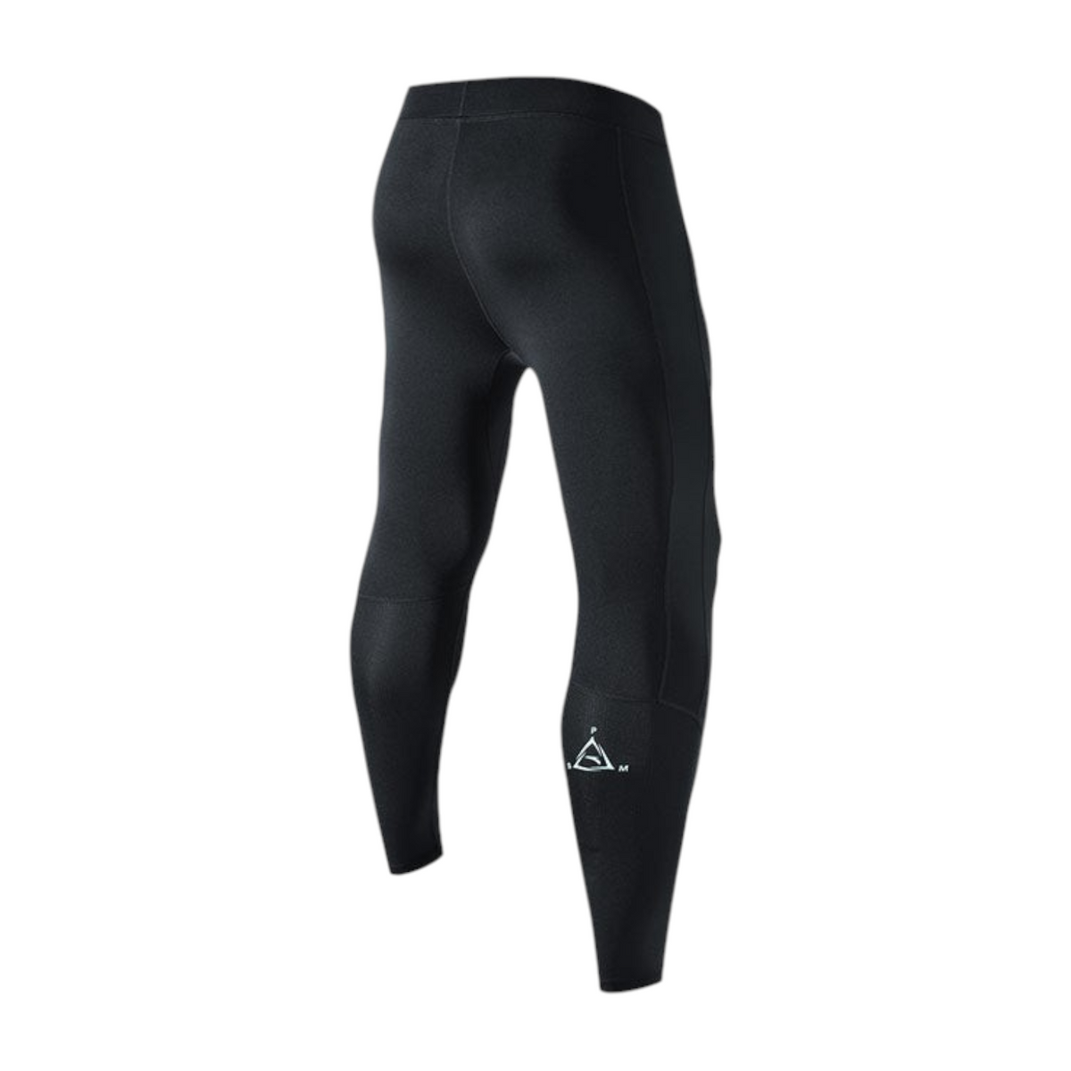 FRG ANTA A-Cool black cross training tight pants with moisture-wicking fabric and reflective logo detail