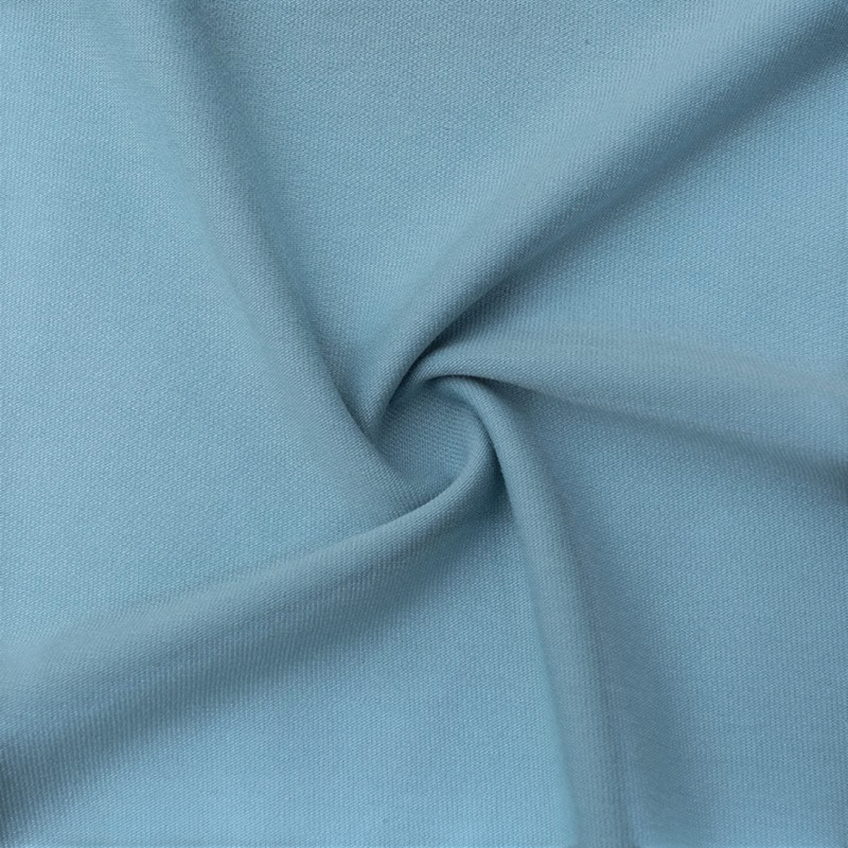 FRG blue cotton blend fabric texture for ANTA basketball t-shirt showing soft breathable material detail
