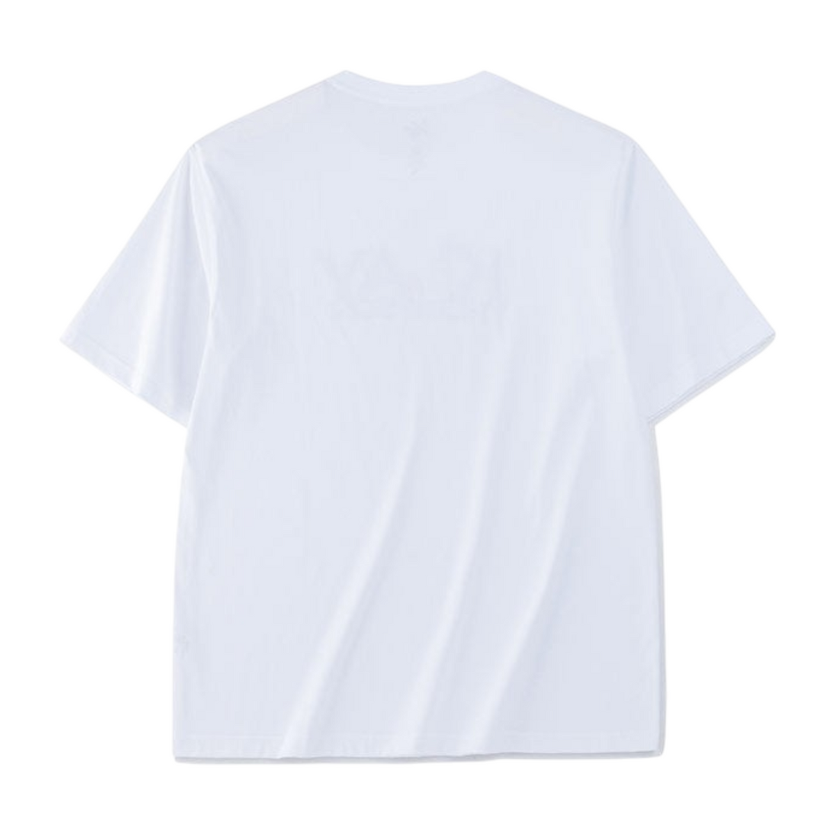 FRG ANTA Doll white short sleeve crew neck cotton t-shirt, back view showing a clean minimalist design.