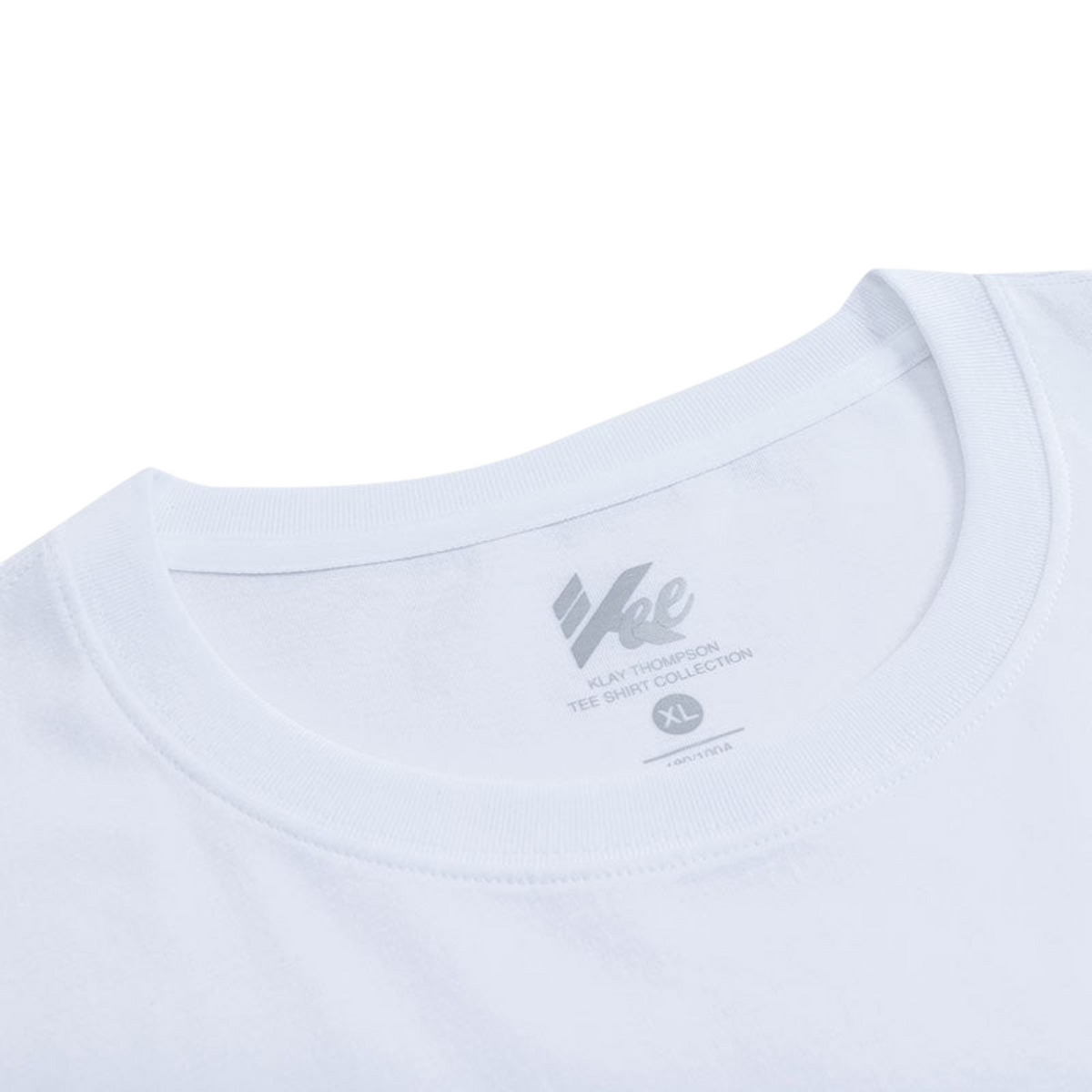 FRG ANTA Doll white cotton short sleeve t-shirt featuring a classic crew neck and Klay Thompson collection branding