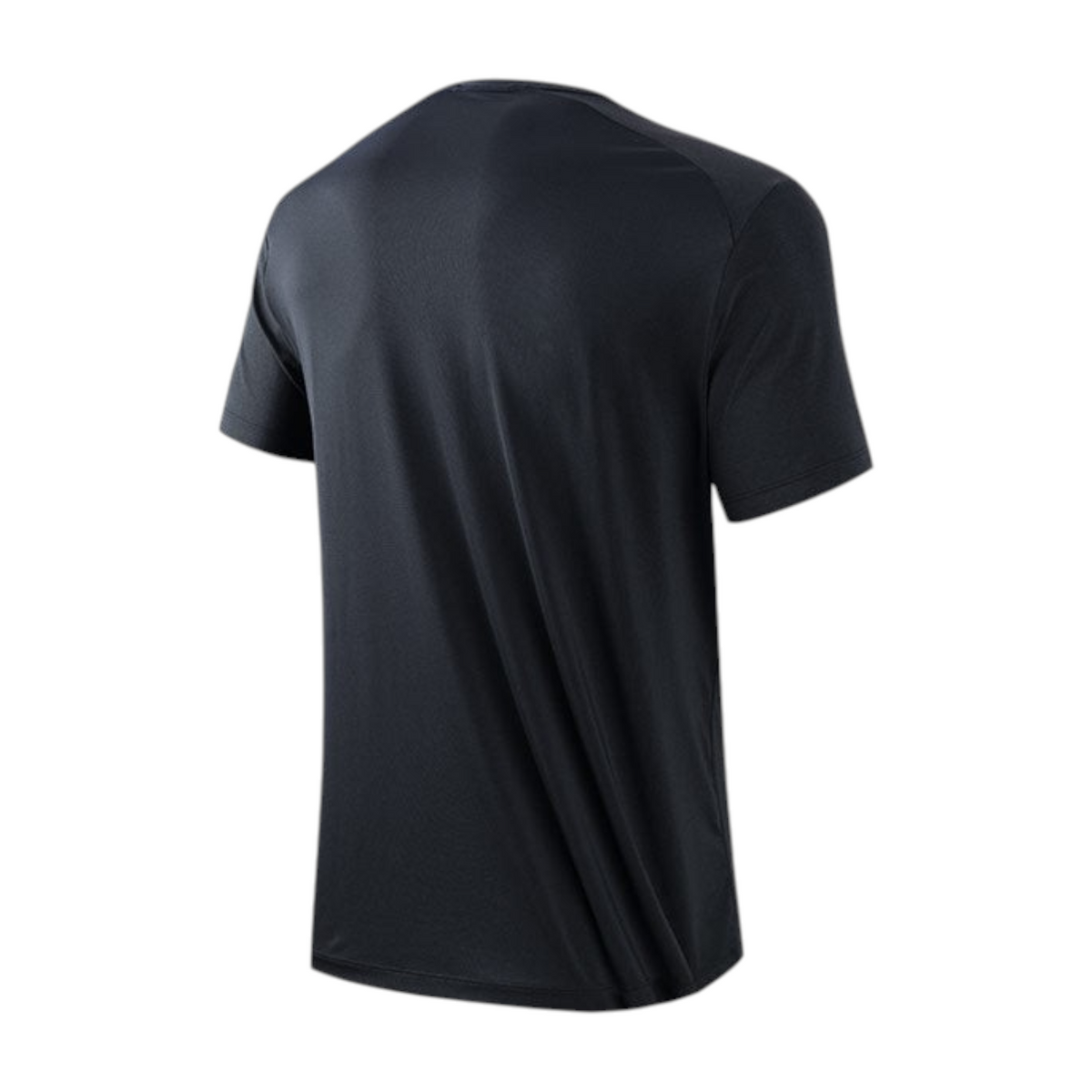 FRG ANTA black short sleeve cross training t-shirt, back view showing breathable performance fabric