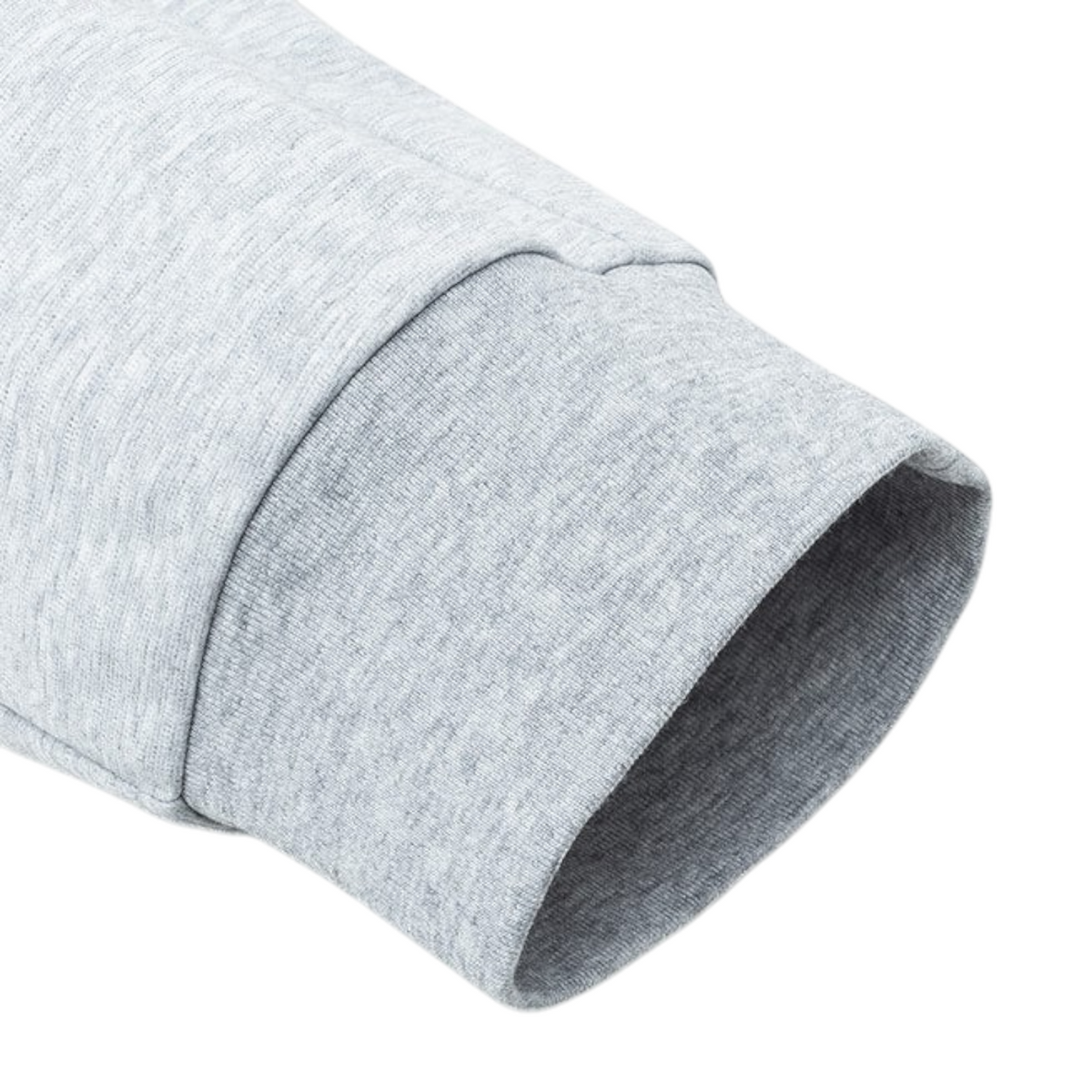 FRG ANTA Sorona knit track pants in heather grey featuring a comfortable ribbed ankle cuff detail