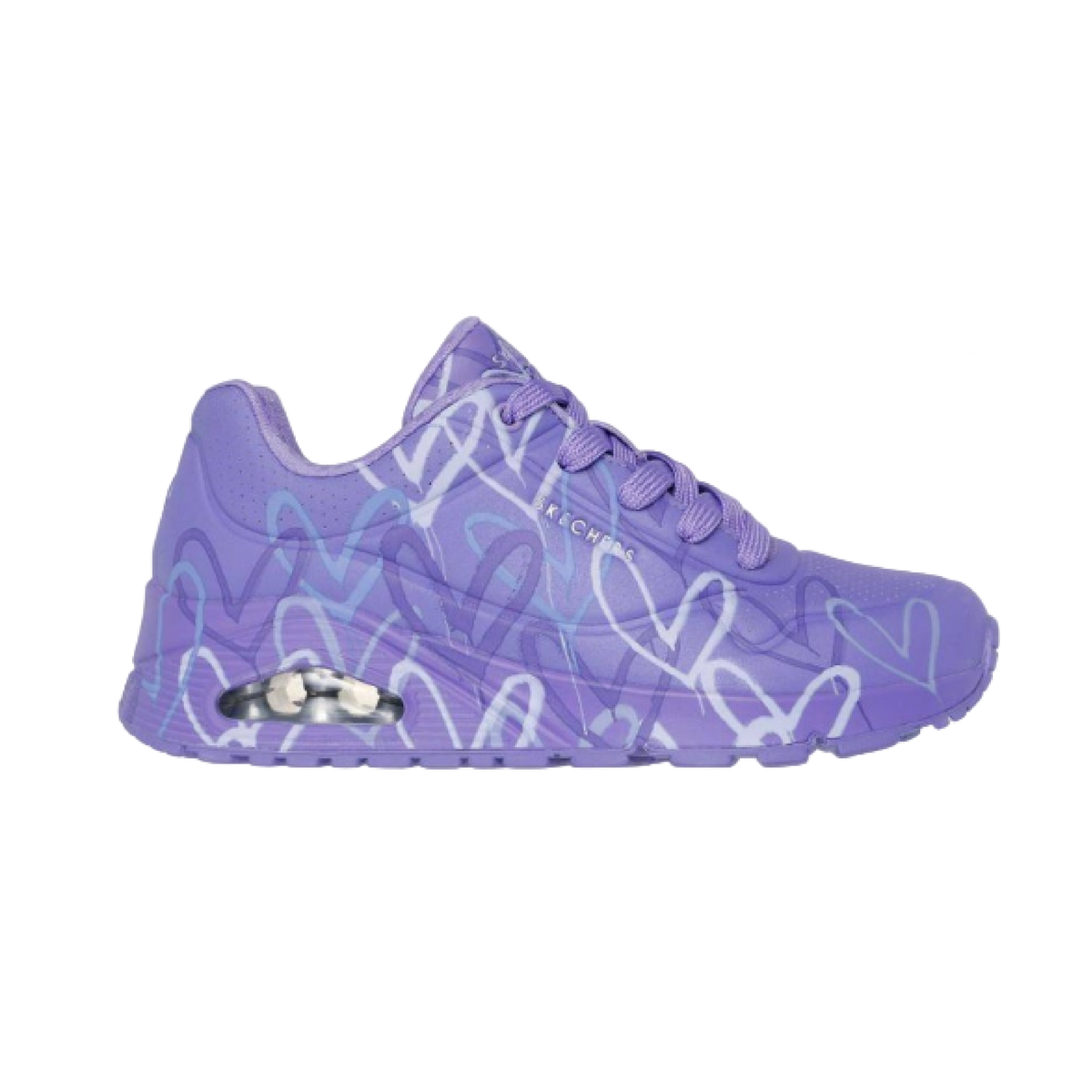 Skechers Street Uno Spread the Love Purple