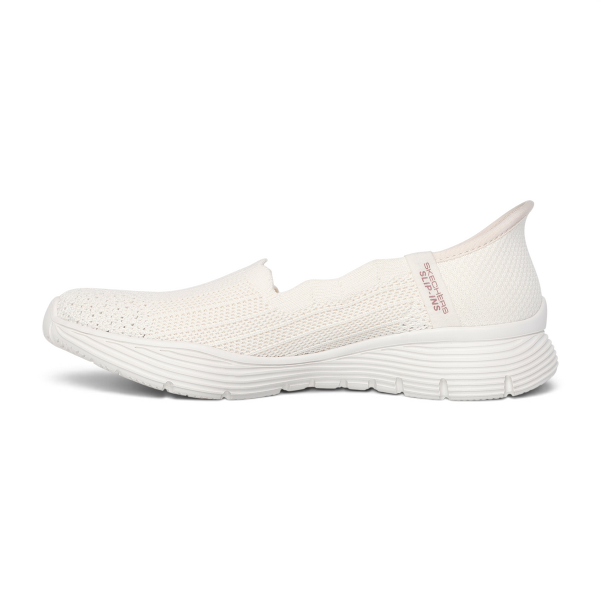 FRG SEAGER BELIEVE IT white slip-on sneaker with breathable knit upper and cushioned sole