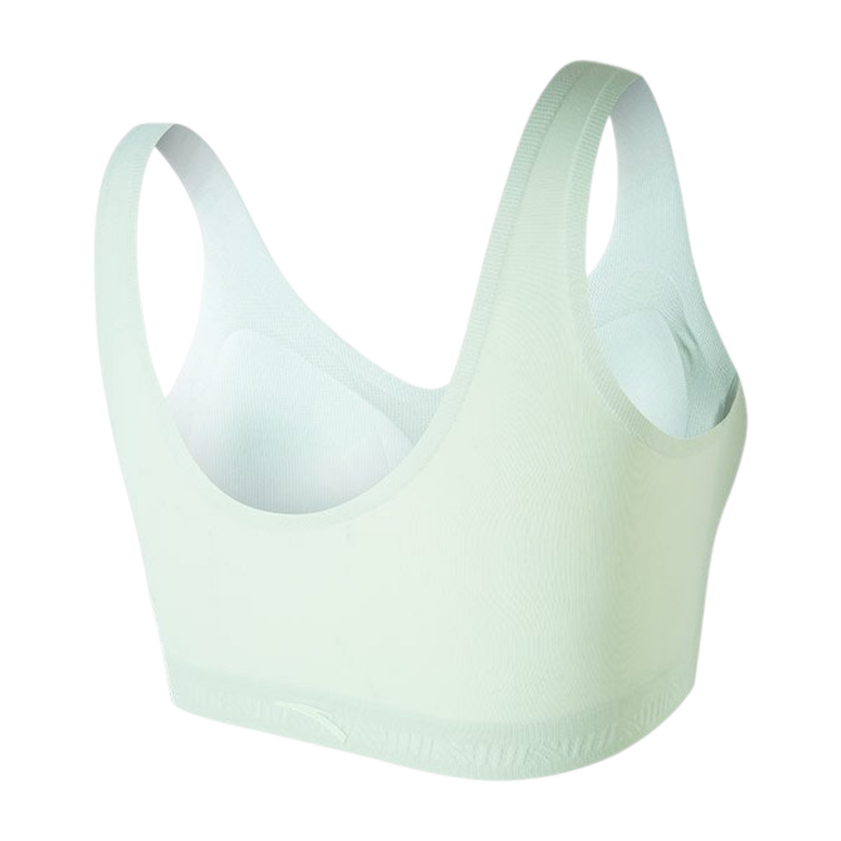 FRG ANTA A-Chill Touch green yoga tank top with a breathable nylon-spandex blend and a cool-to-the-touch finish.