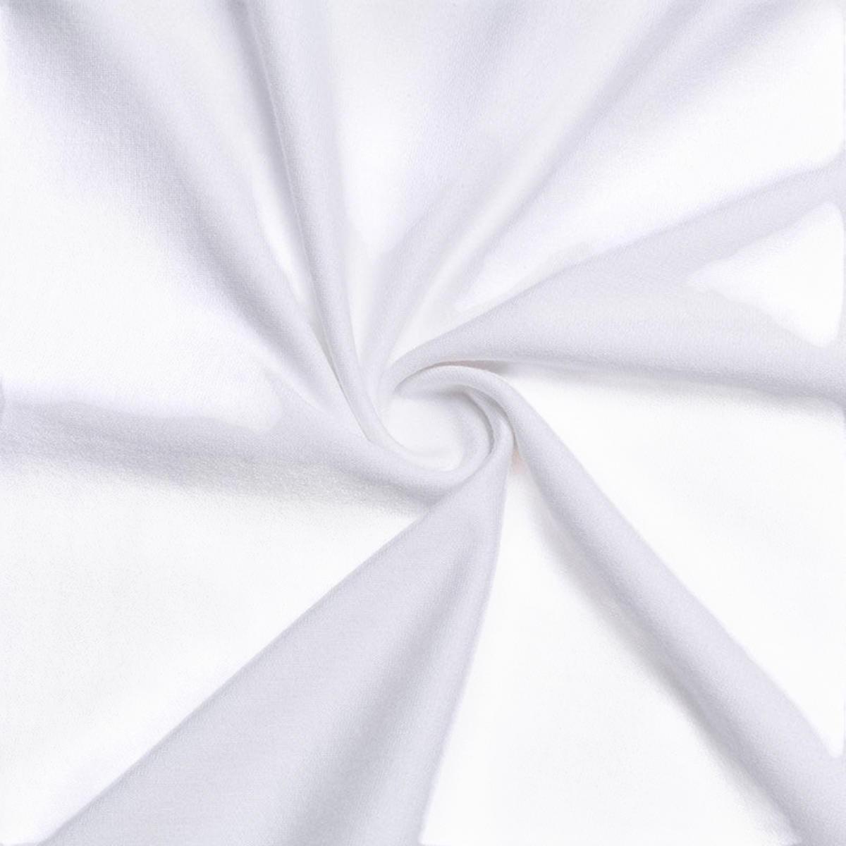 FRG ANTA Sorona snow white fabric texture with a soft, smooth finish for cross training apparel.