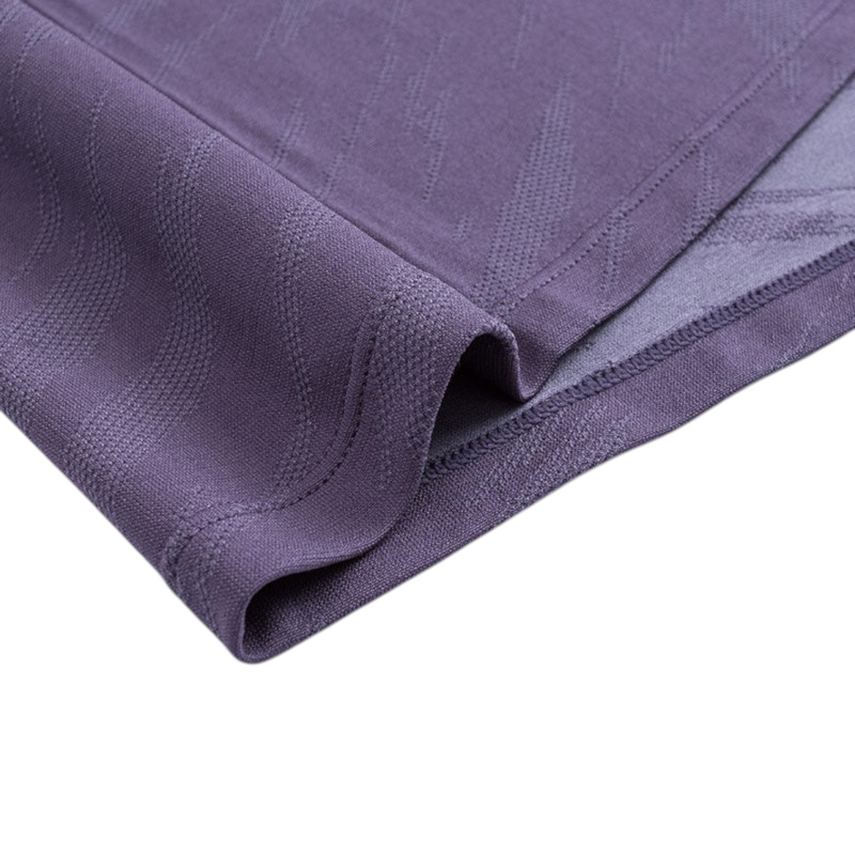 FRG ANTA heather purple seamless running t-shirt with textured wave pattern and cooling fabric detail