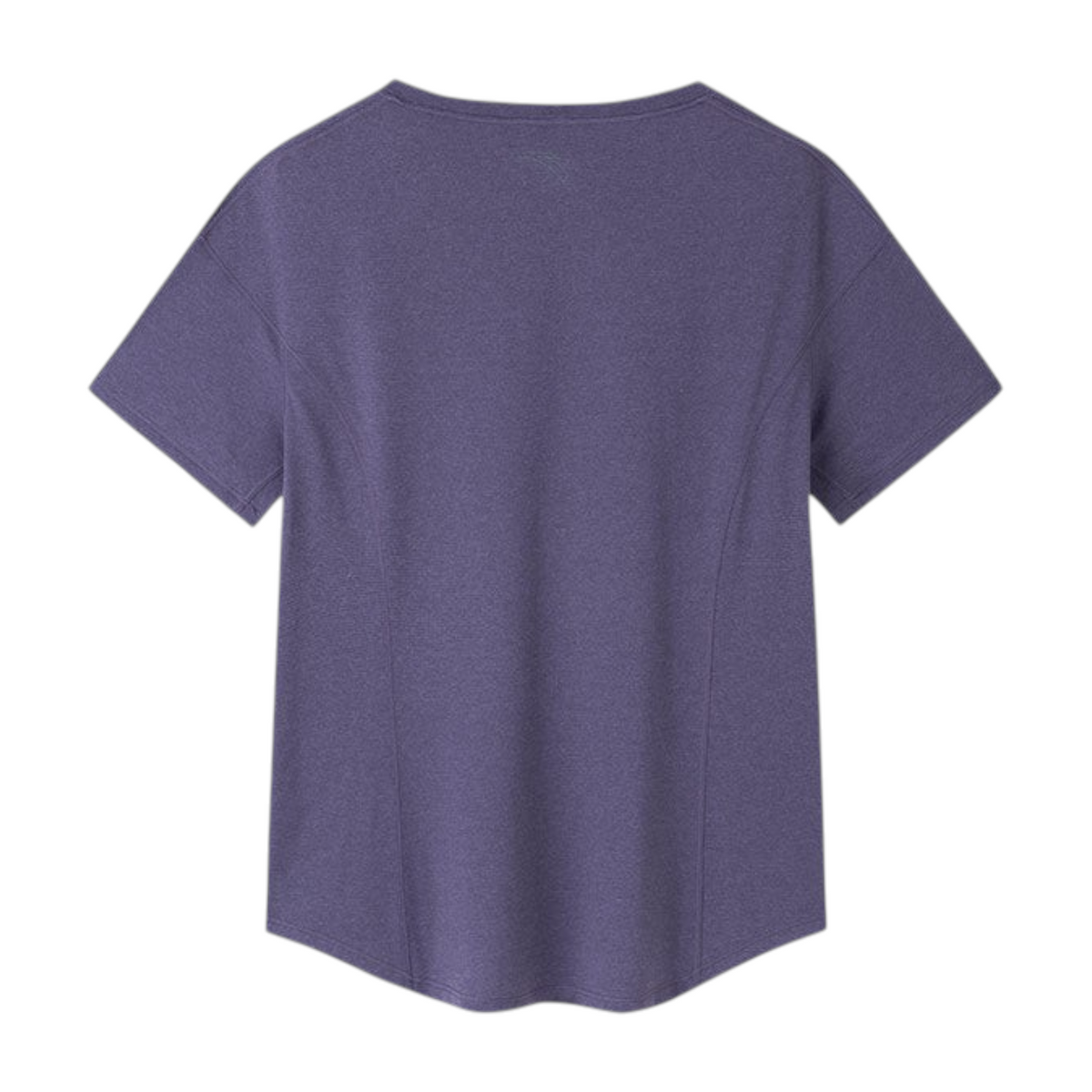 FRG ANTA A-Cool III purple short sleeve running t-shirt made from breathable moisture-wicking polyester fabric.
