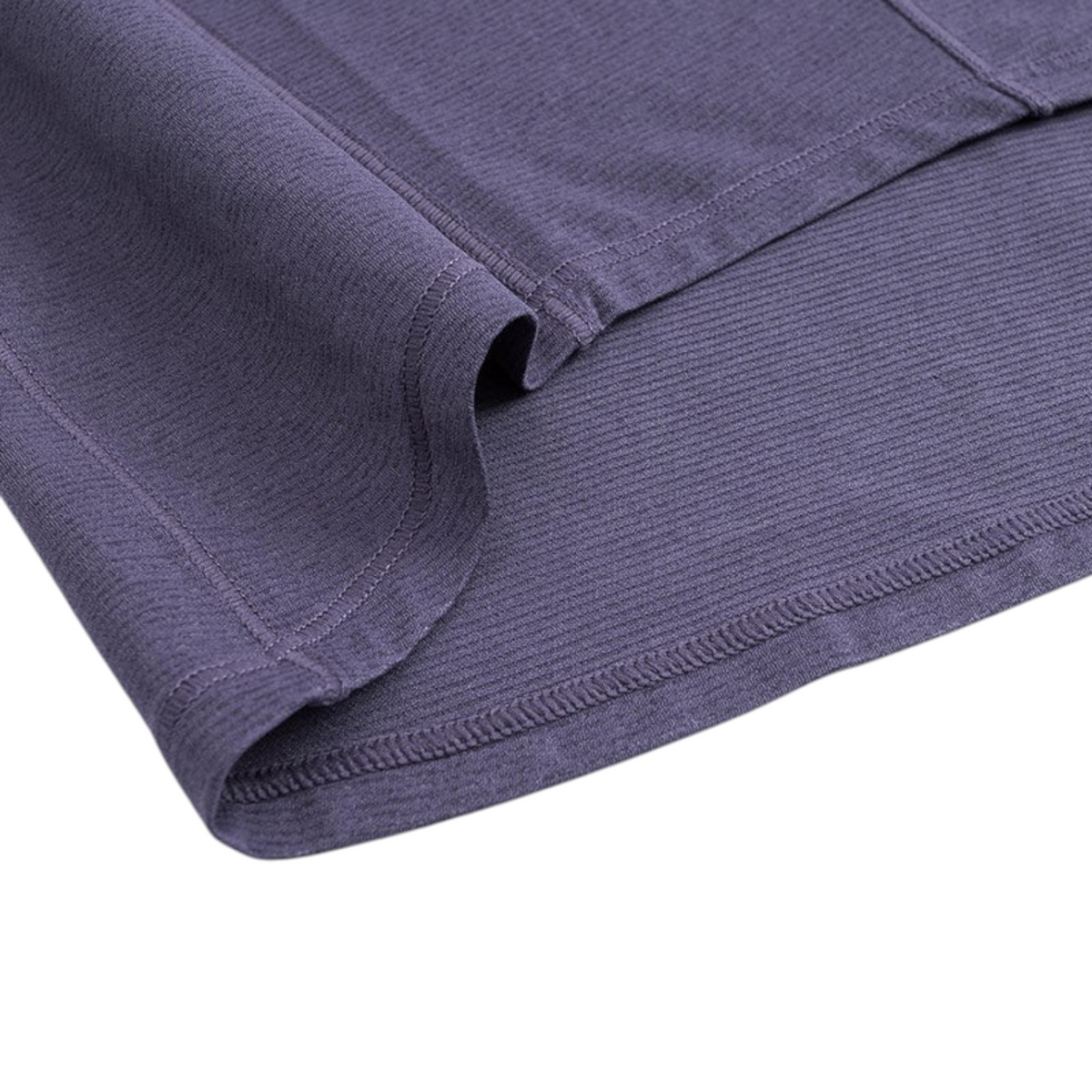 FRG ANTA A-Cool III purple running T-shirt fabric detail showing breathable textured polyester material
