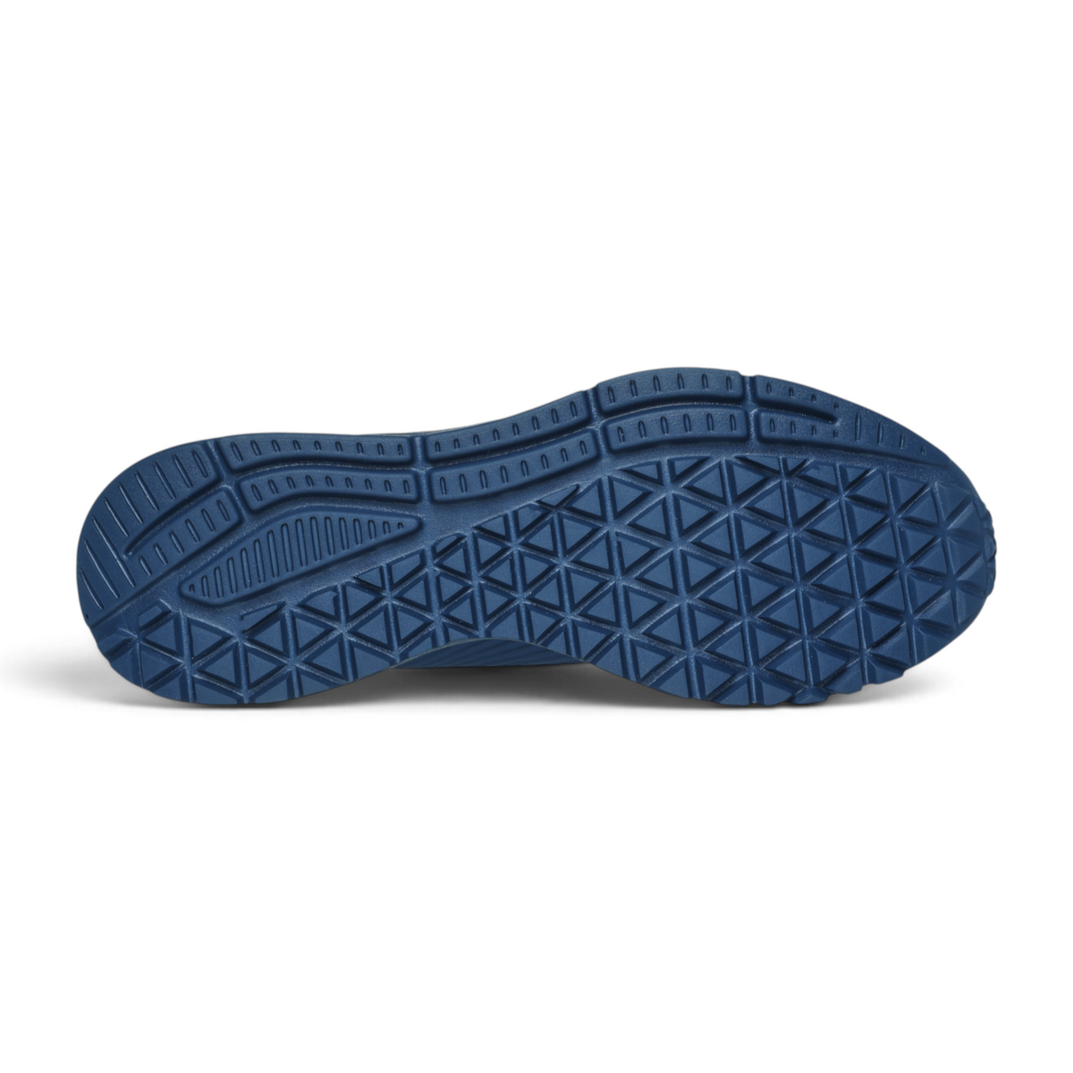 FRG UNO LITE - LIGHTER ONE sneaker featuring a dark blue rubber outsole with a geometric triangular tread pattern