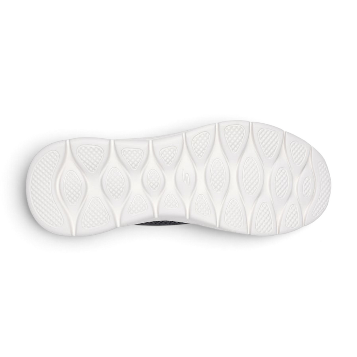 FRG Skechers GO WALK Flex Hands Up sneaker showing the white textured ULTRA GO cushioned outsole from below