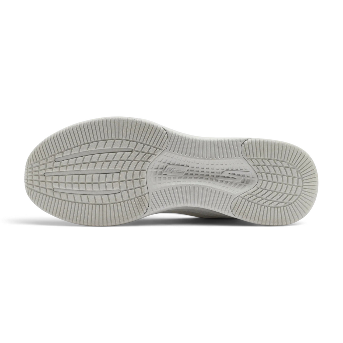 FRG GO RUN ELEVATE 2.0 - FLUID MOTION running shoe light grey textured rubber outsole bottom view