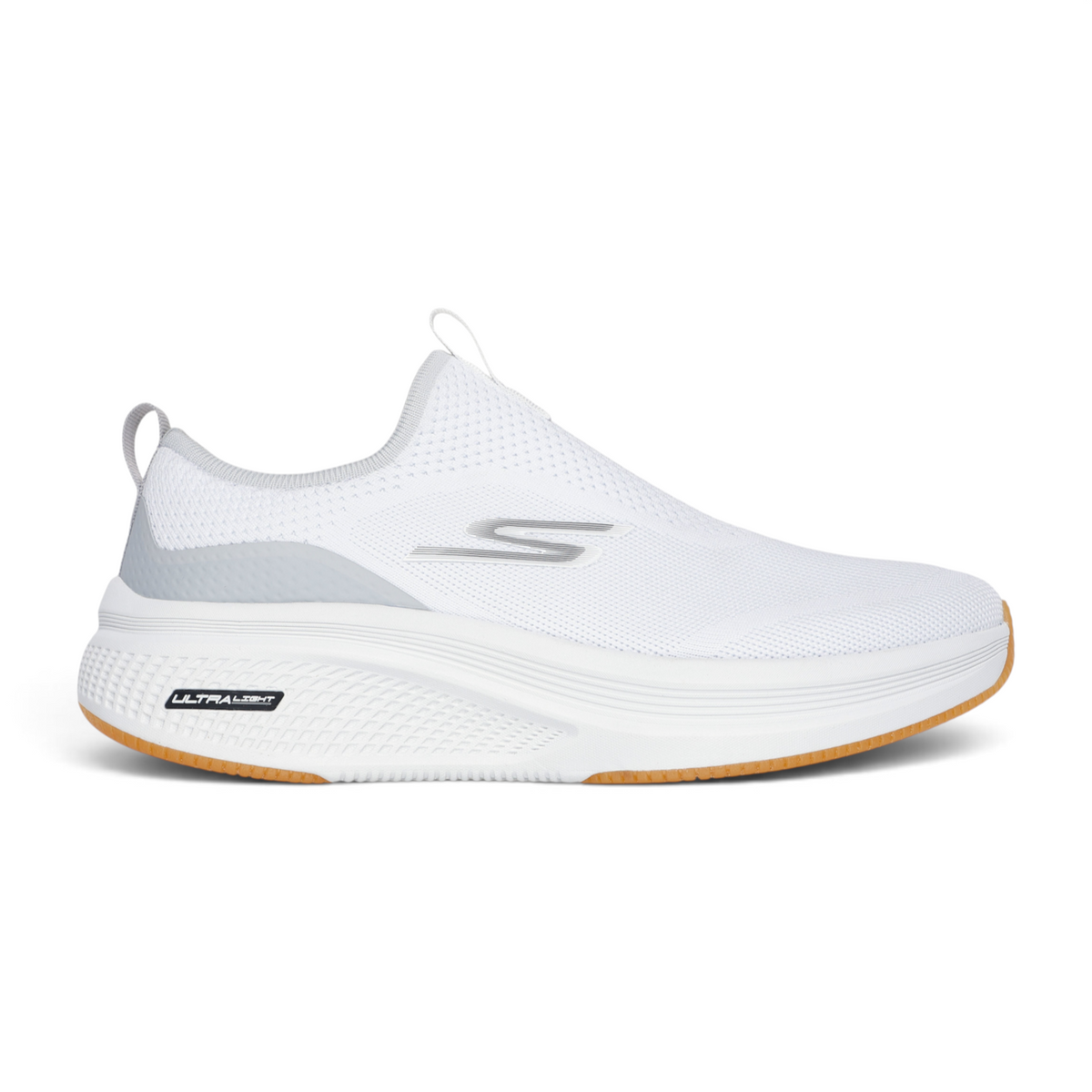 FRG GO RUN ELEVATE 2.0 white slip-on running shoe with mesh upper and Ultra Light cushioned sole