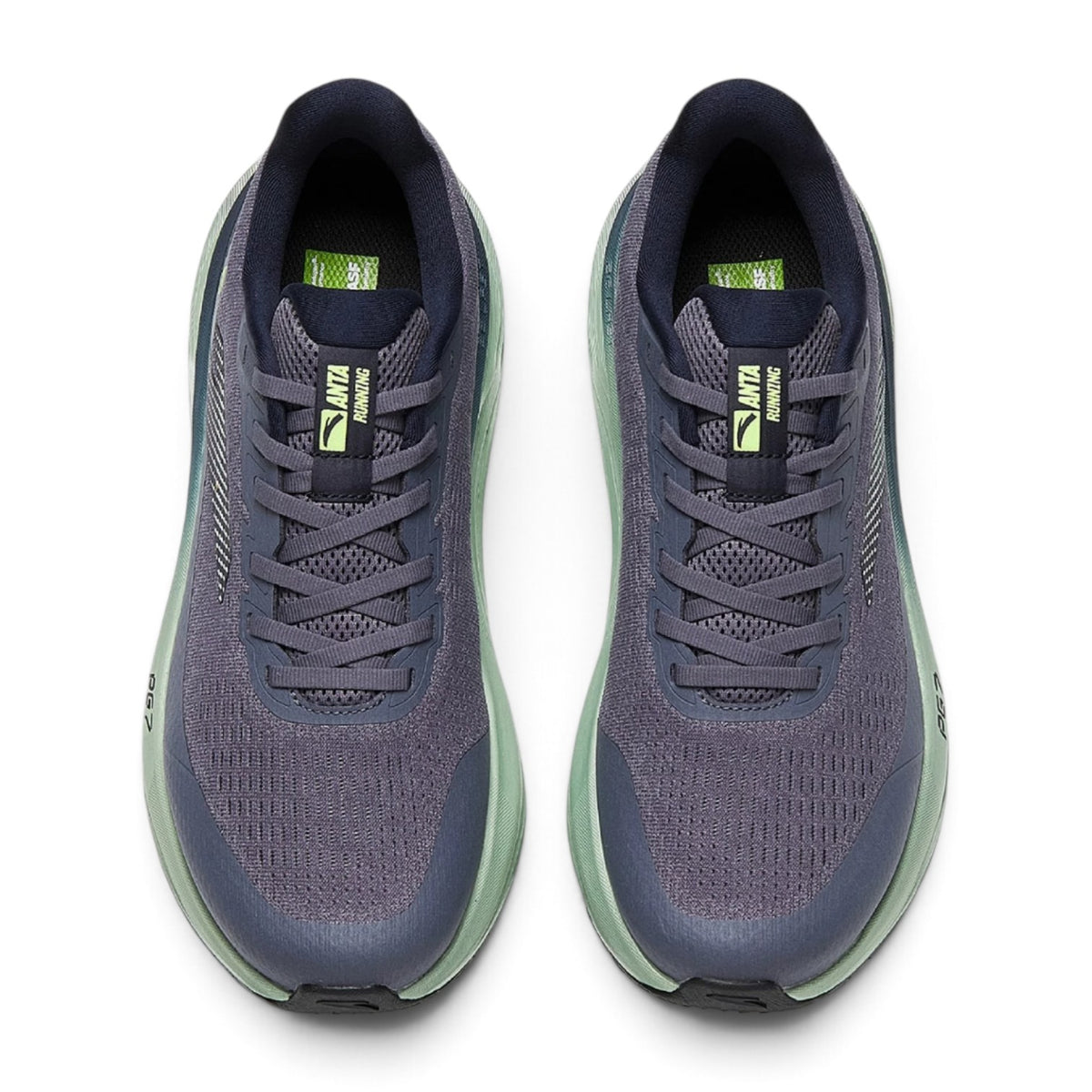 ANTA Running Shoes - Grey/Green