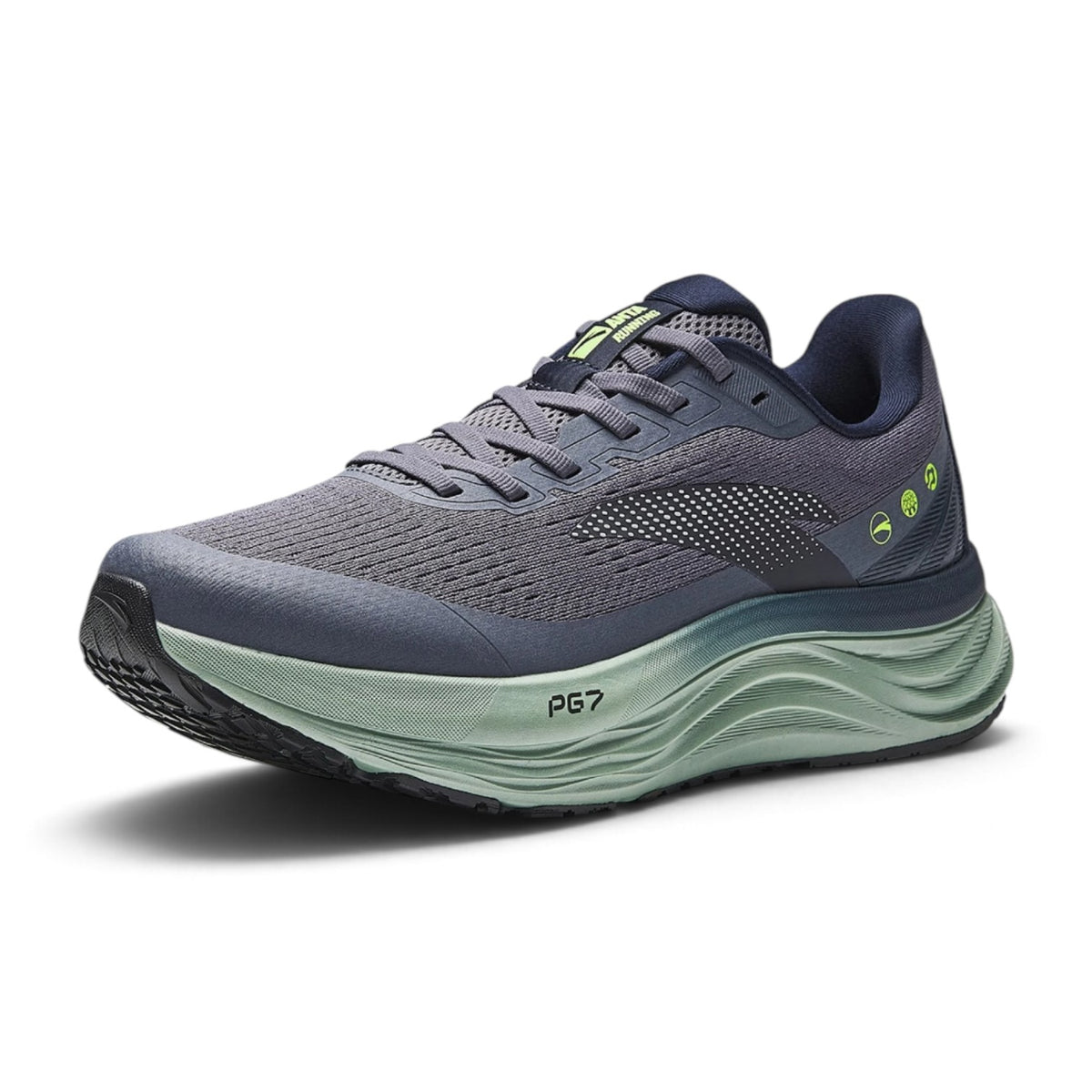 ANTA Running Shoes - Grey/Green