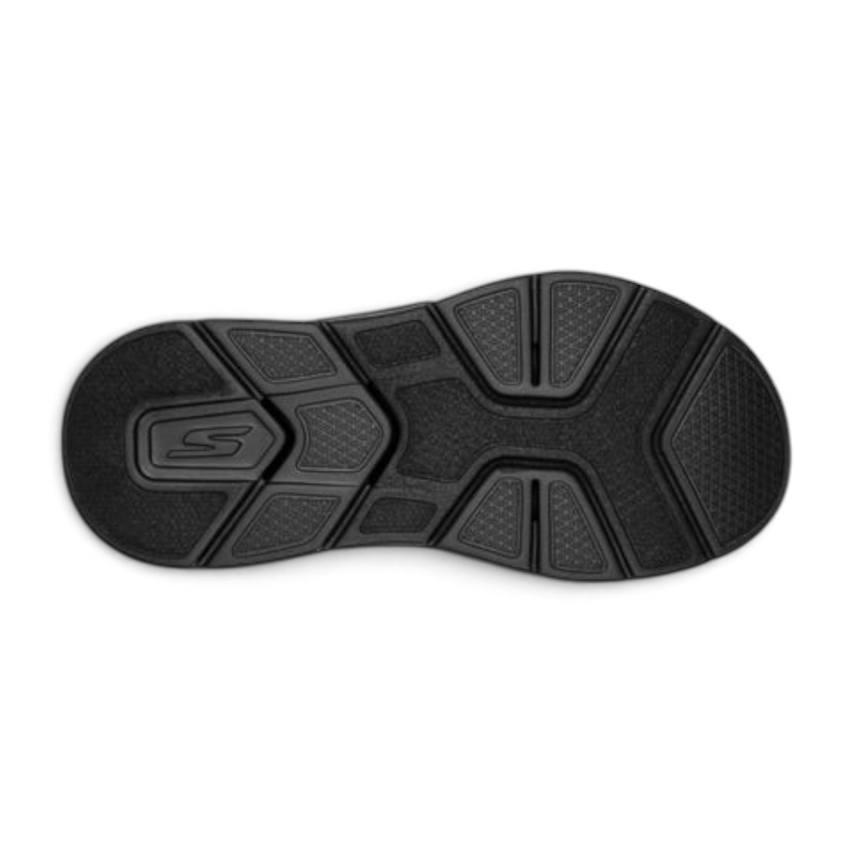 FRG Skechers GO Consistent sandal black rubber outsole with traction pattern and logo detail
