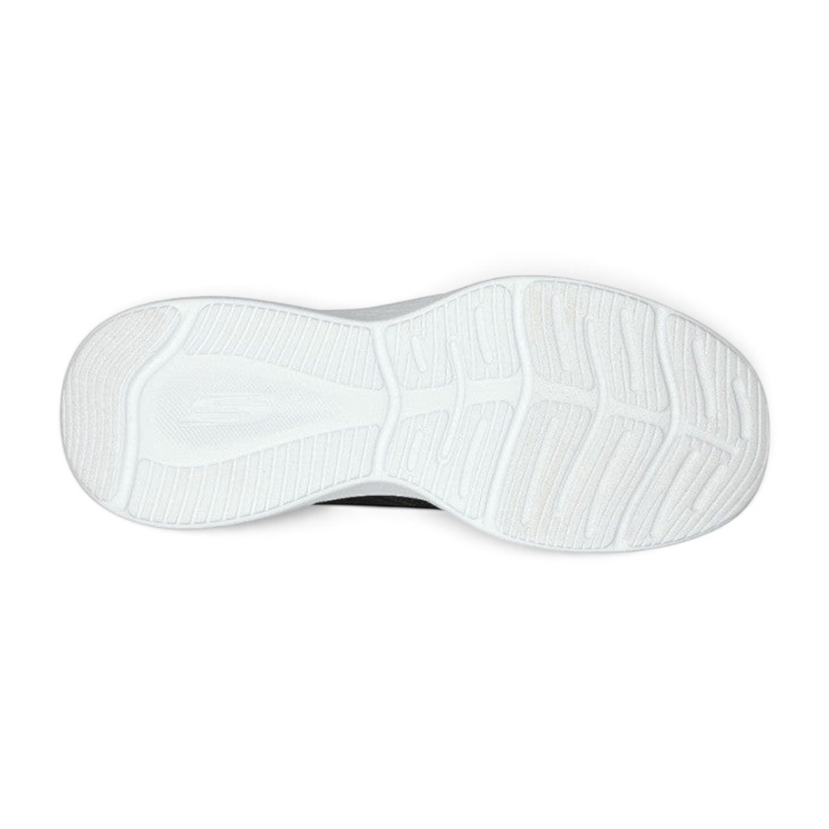 FRG Skechers Skech-Lite Pro New Century sneaker showing the white shock-absorbing treaded outsole from below