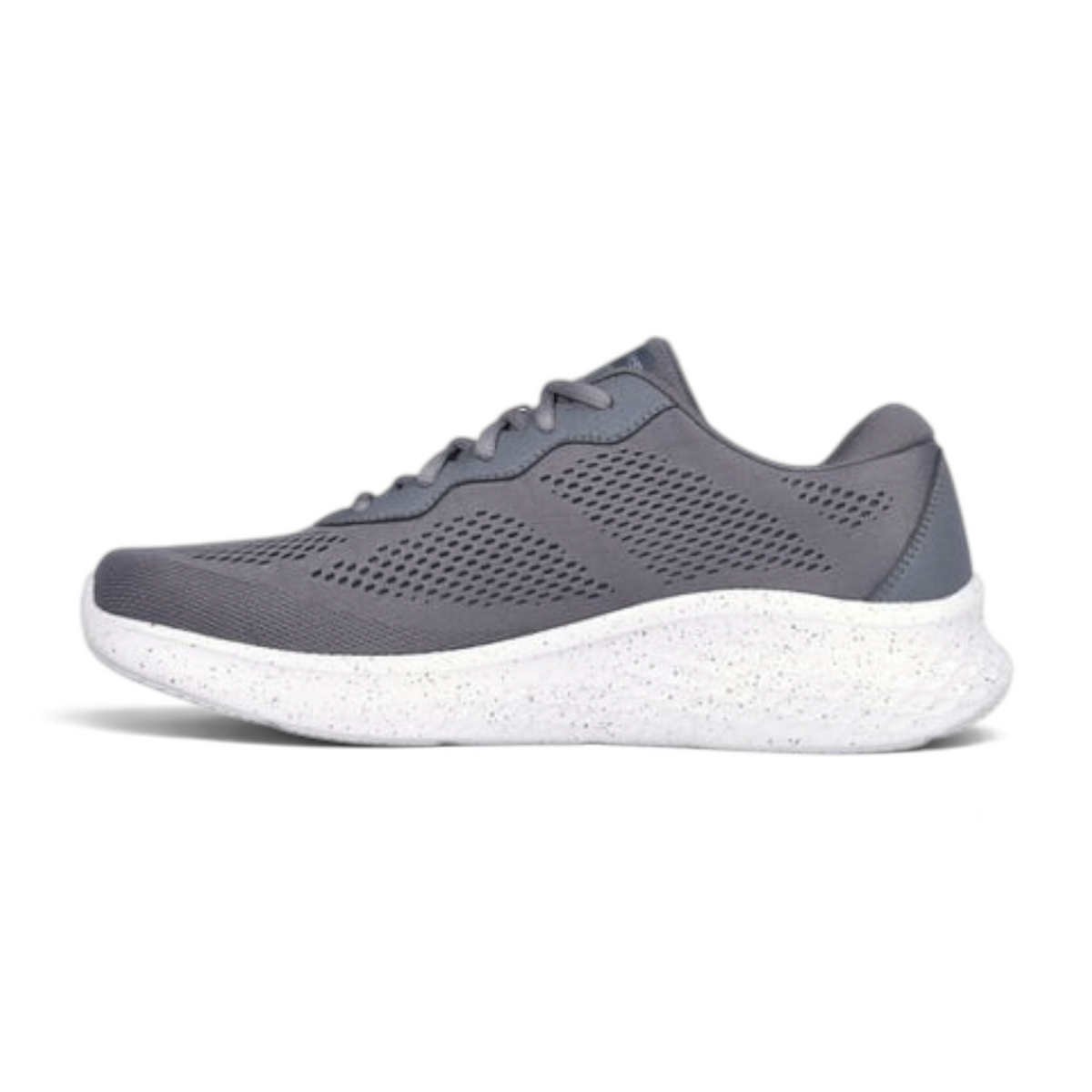 FRG SKECH-LITE PRO - BROADSIDE grey athletic sneaker with a white speckled cushioned midsole and mesh upper