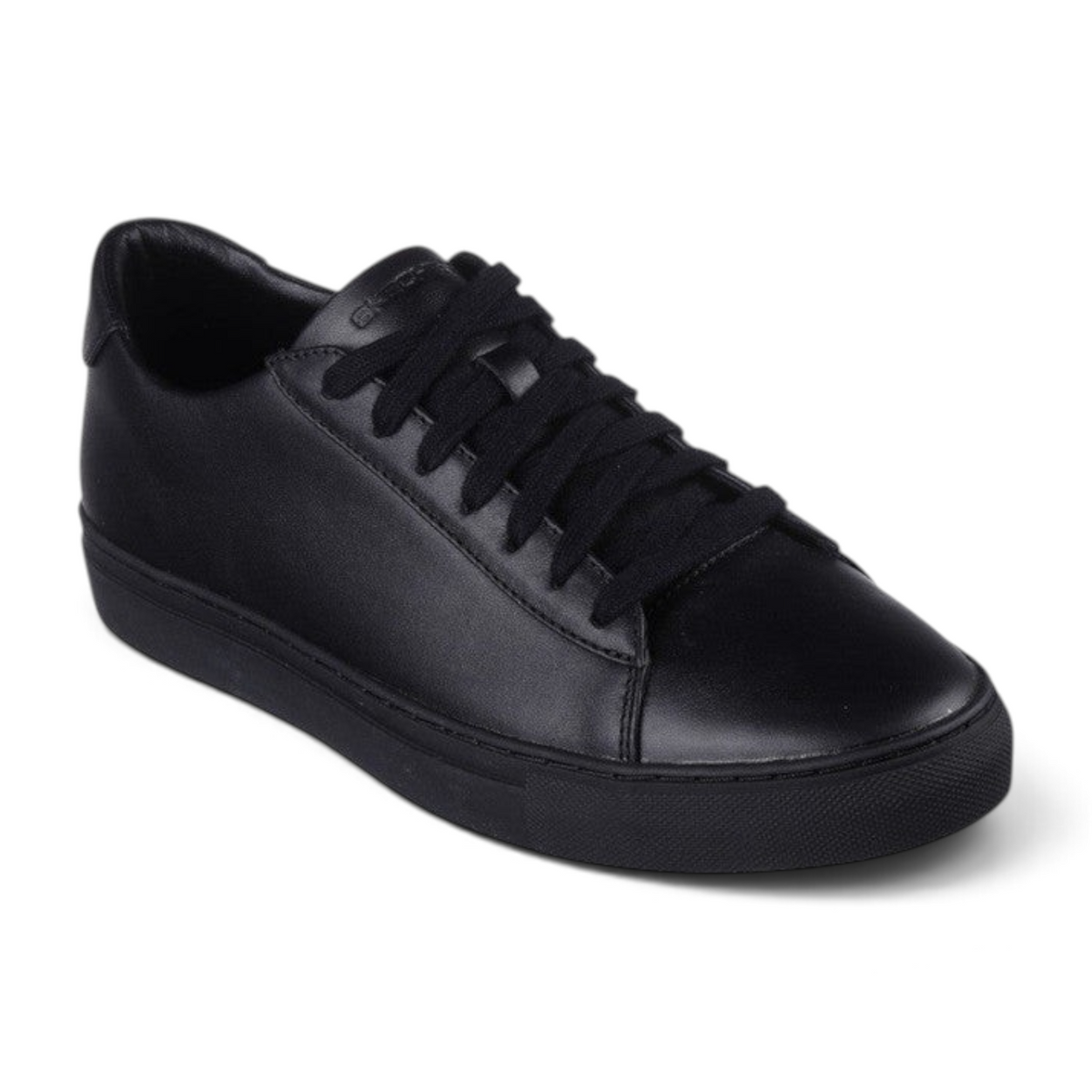 FRG Skechers Arch Fit Legend black premium leather sneakers with a minimalist lace-up design.