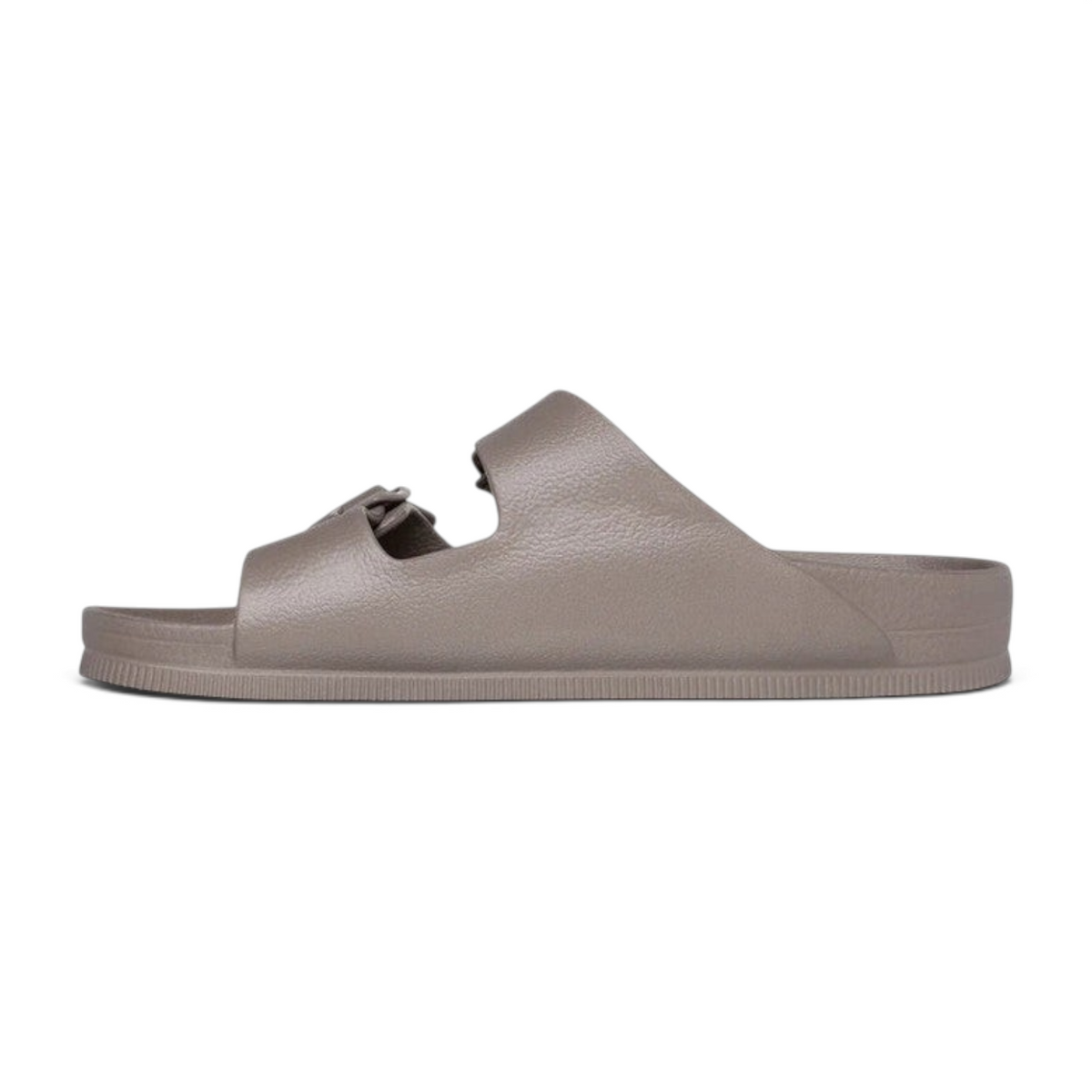 FRG Skechers Foamies Arch Fit Cali Surf water-friendly slide sandals in taupe with dual buckle straps