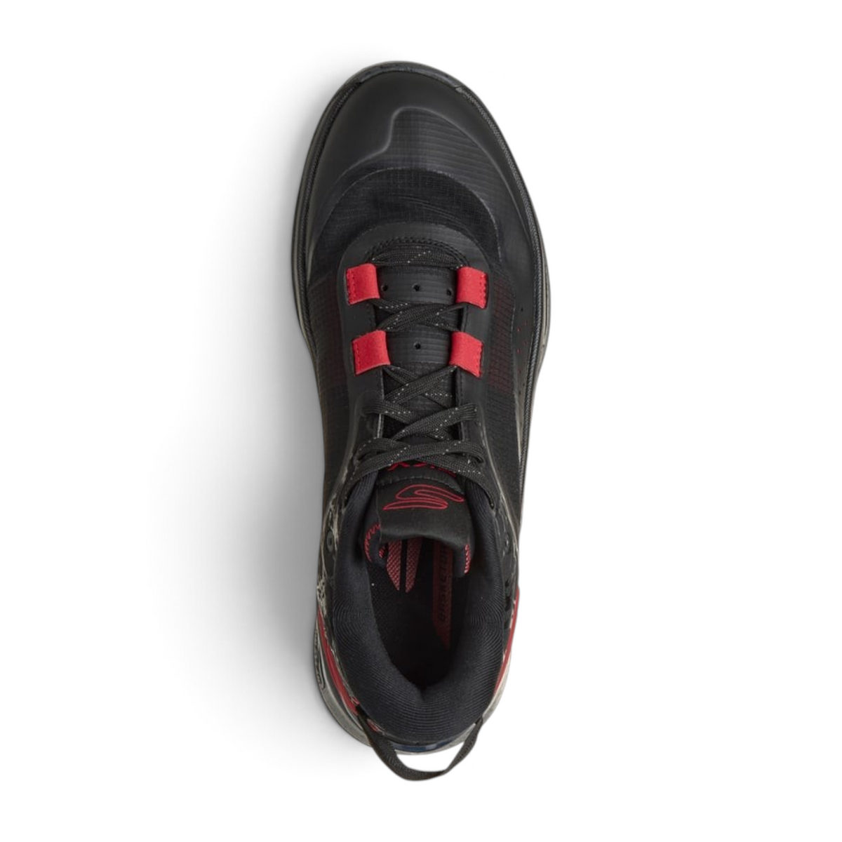 FRG Skechers SKX RESAGRIP low-top basketball shoes in black and red with high-traction sole