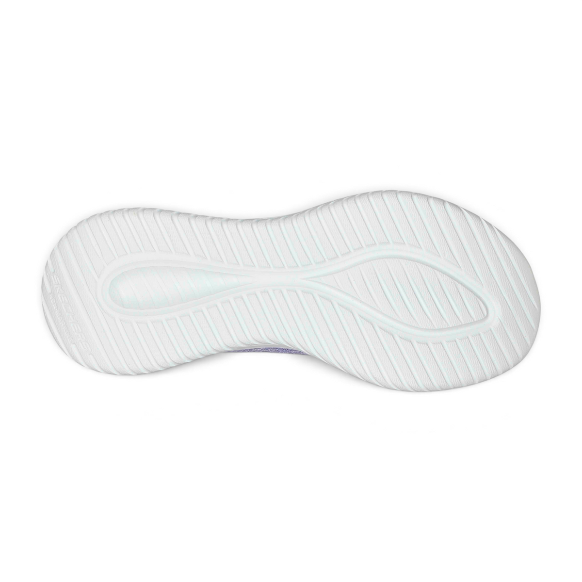 FRG Skechers Slip-ins Ultra Flex 3.0 shoe showing the white flexible traction outsole with Skechers logo detail