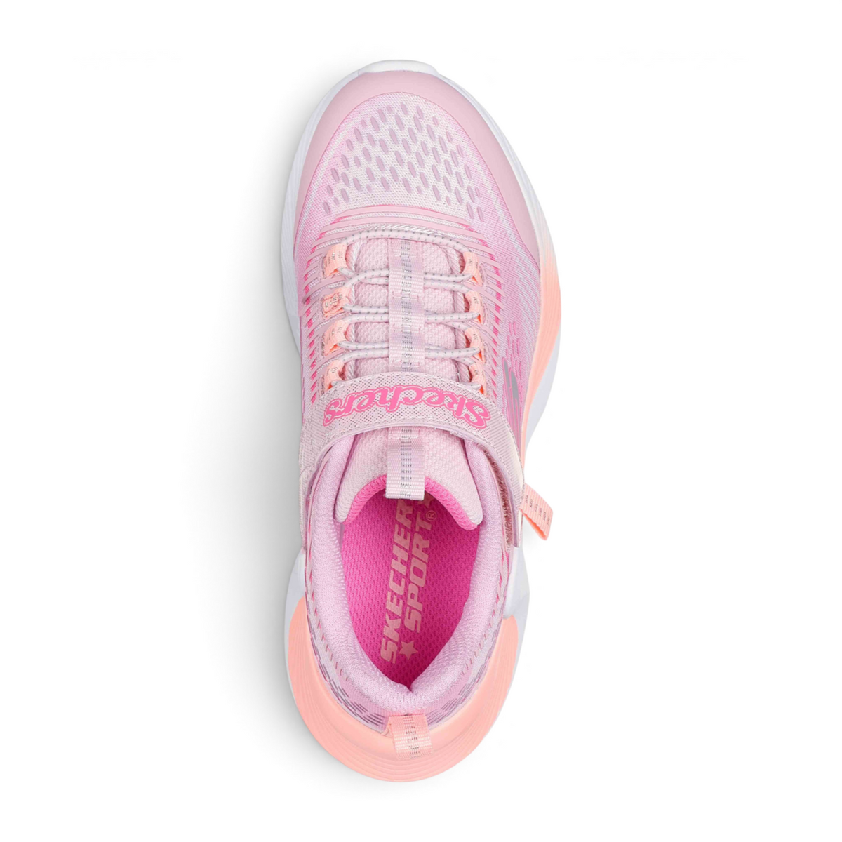 FRG TIDE TECH pink athletic sneaker with breathable mesh upper, hook-and-loop strap, and cushioned white sole