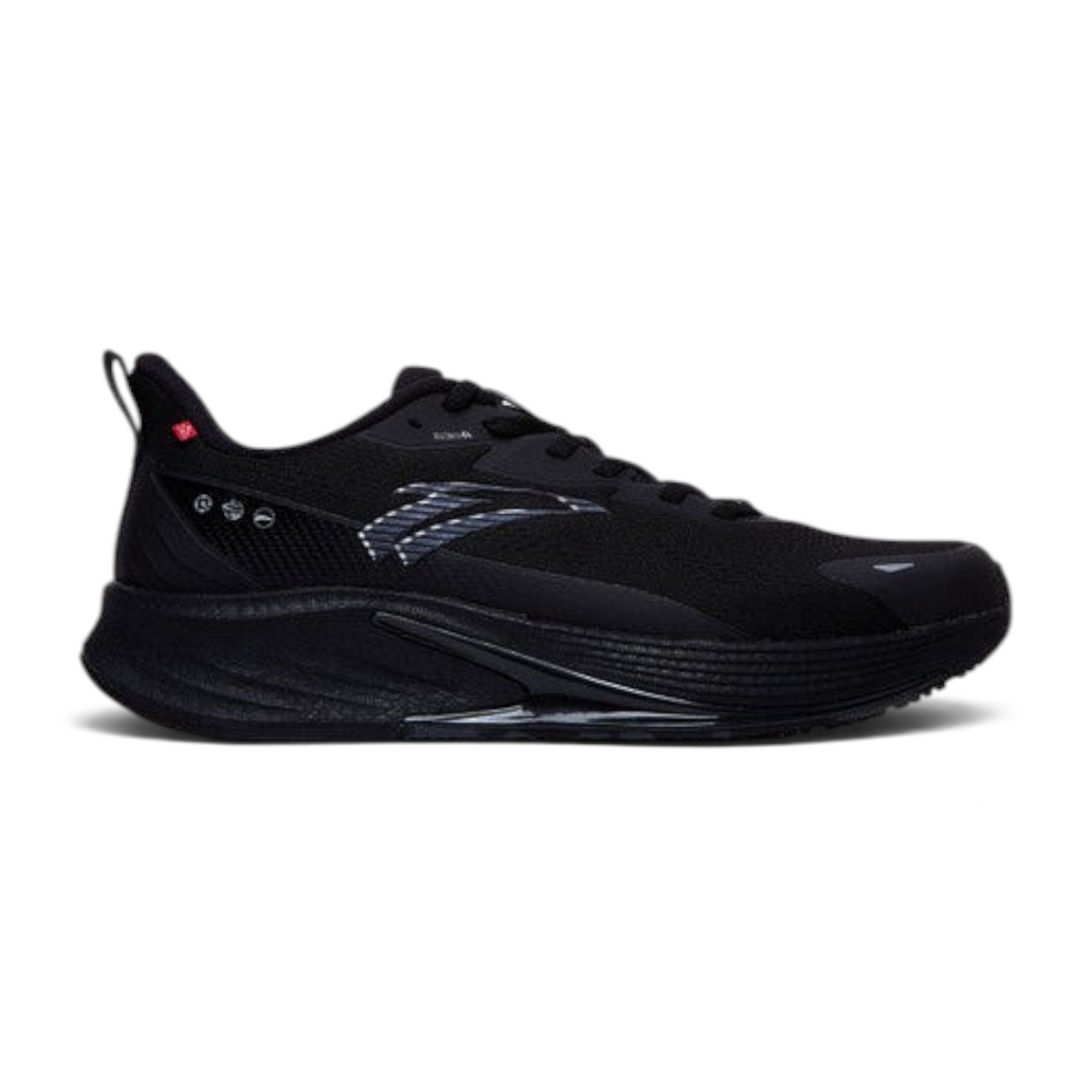 FRG ANTA Rocket 6 running shoes in black with breathable mesh upper and responsive NITROEDGE cushioning