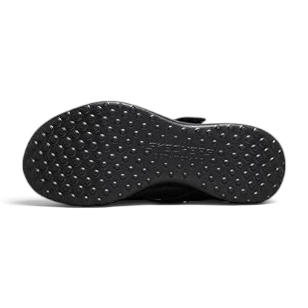 FRG Skechers Microstrides Miss Preppy girls sneaker black textured rubber outsole view
