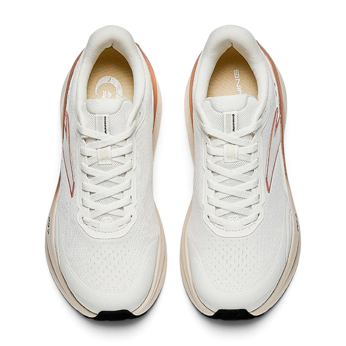 ANTA Running Shoes - White/Gold