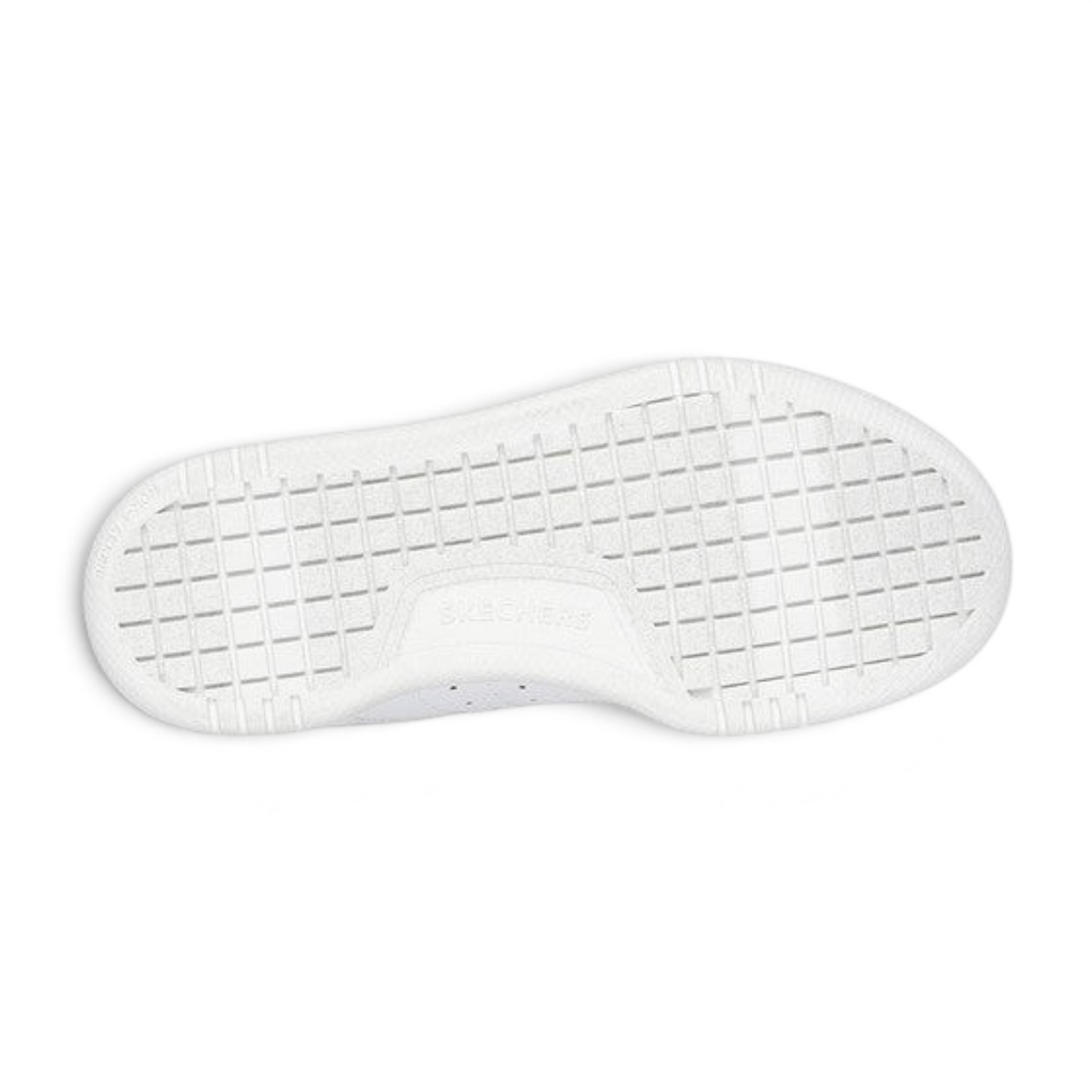 FRG Skechers Quick Street Rapid Avenue kids sneaker white rubber outsole with grid traction pattern