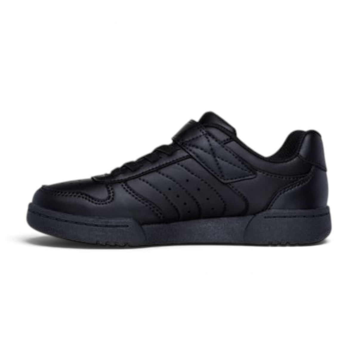 FRG QUICK STREET black sneaker with gore and strap closure and quarter perforations, machine washable design