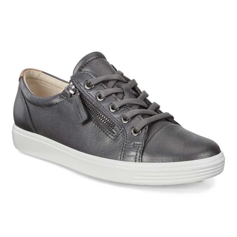 ECCO Soft Women 7 BlackDarkShadowMetallic