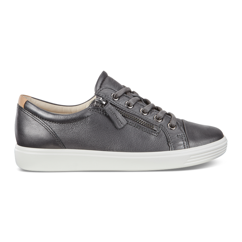ECCO Soft Women 7 BlackDarkShadowMetallic