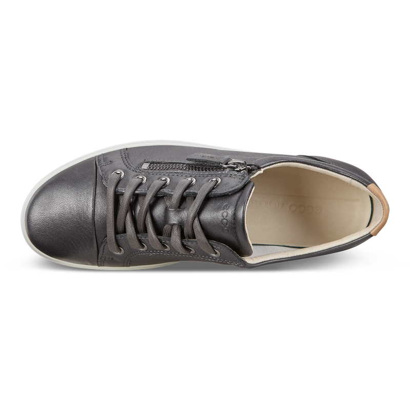 ECCO Soft Women 7 BlackDarkShadowMetallic