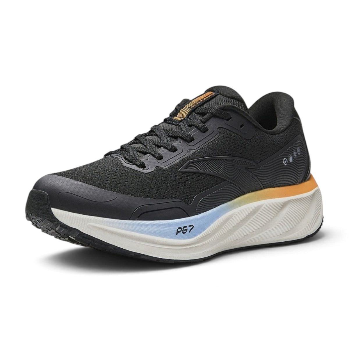 ANTA Running Shoes - Black/White/Orange
