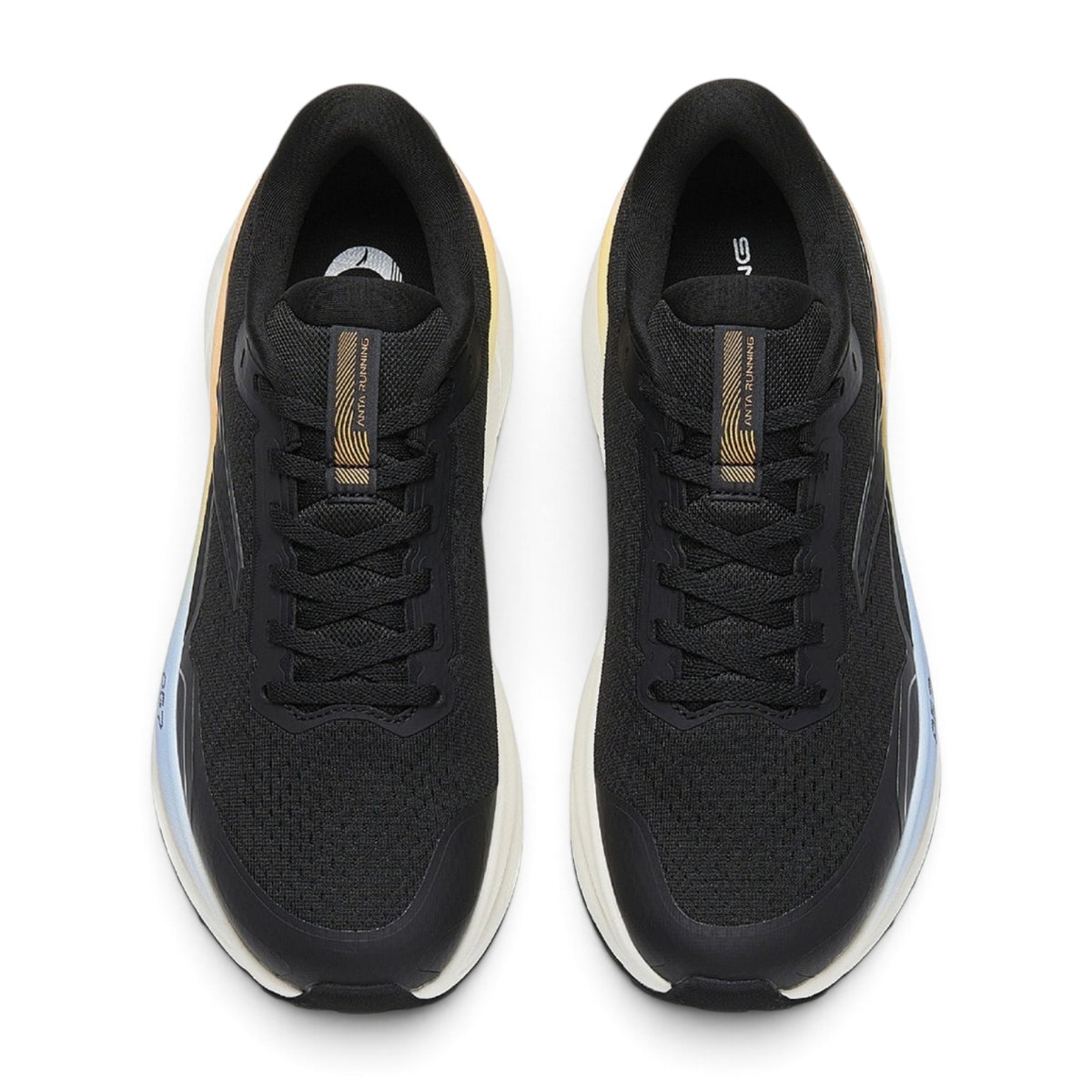 ANTA Running Shoes - Black/White/Orange
