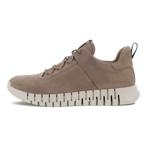 ECCO Gruuv Men Taupe Teardrop